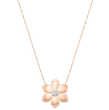 Lierre Gold and Pear Diamond Large Flower Necklace