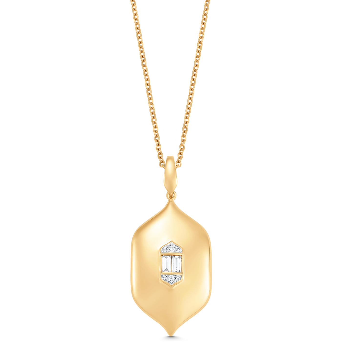 Aurora Illusion Large Taj Pendant Illusion Necklace