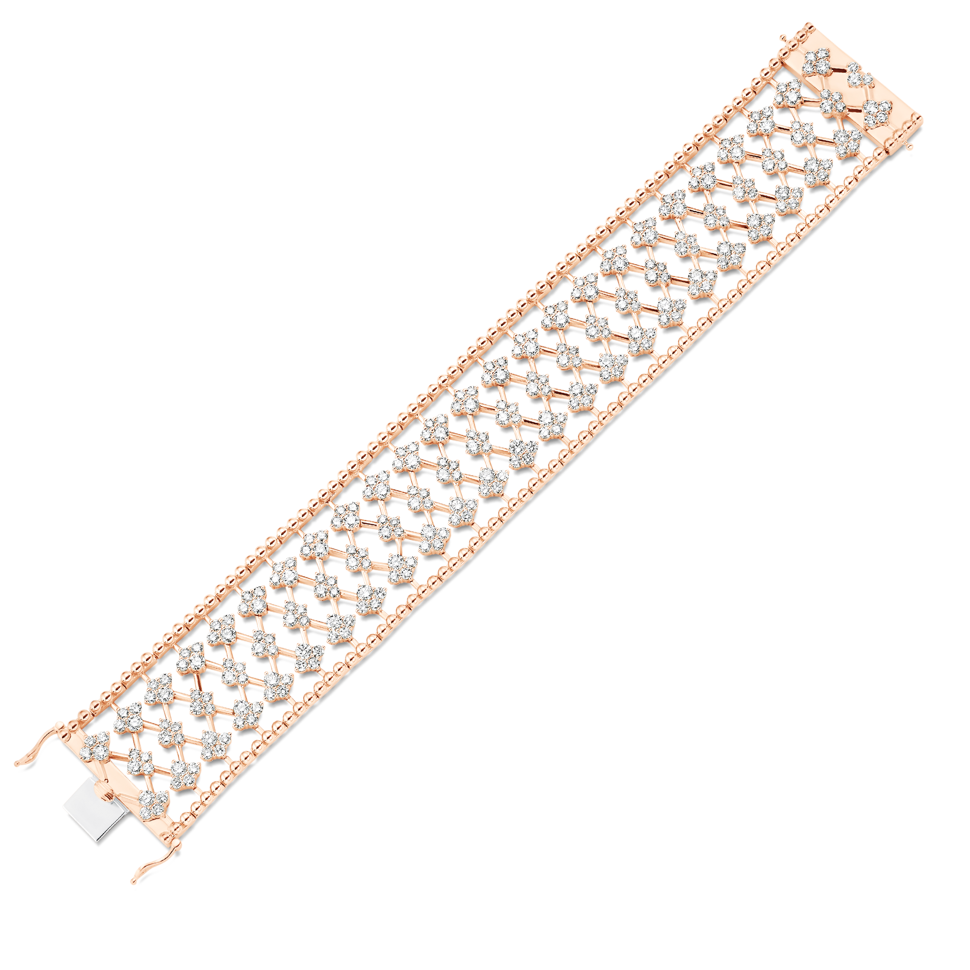 Dujour Couture Gold Full Diamond Bracelet