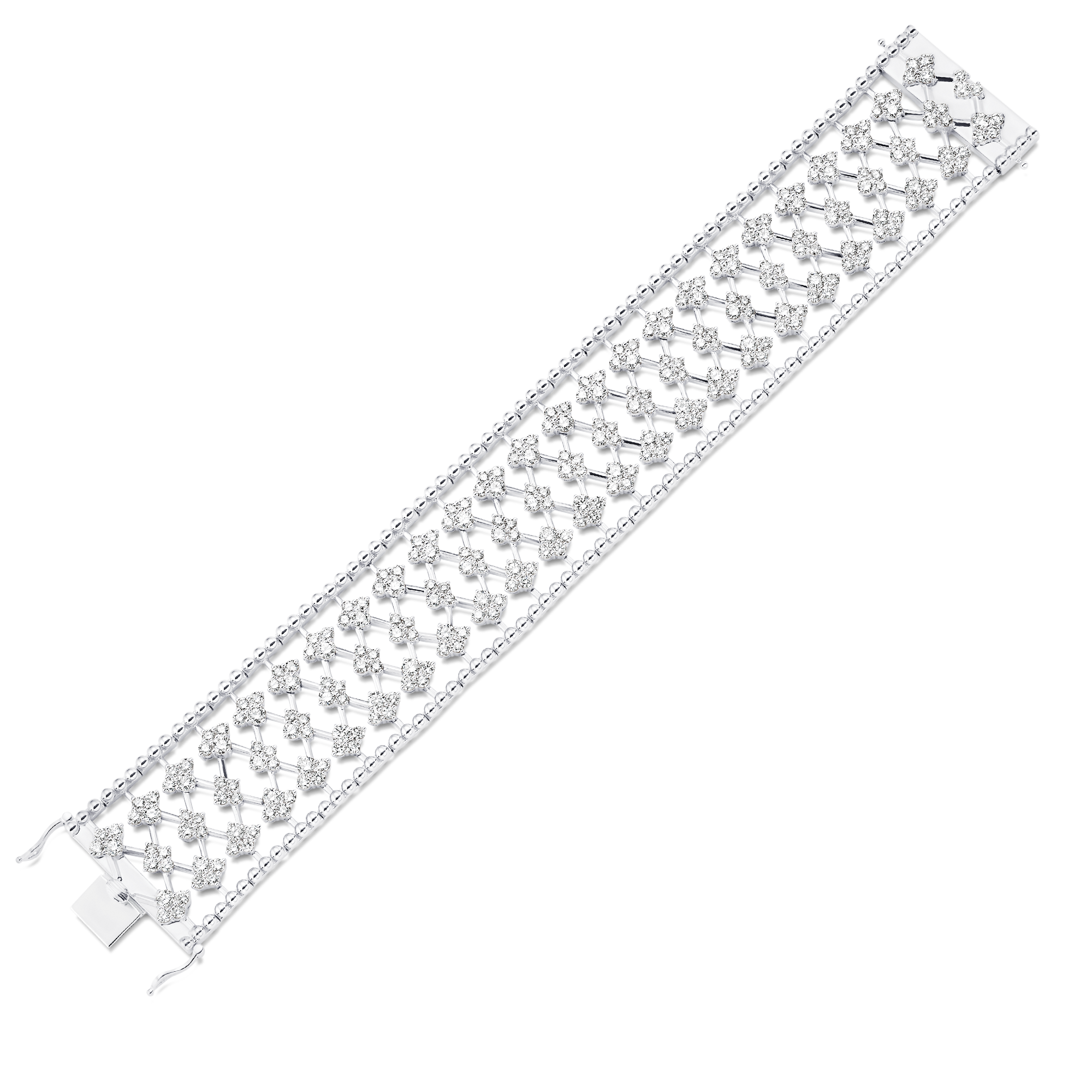 Dujour Couture Gold Full Diamond Bracelet