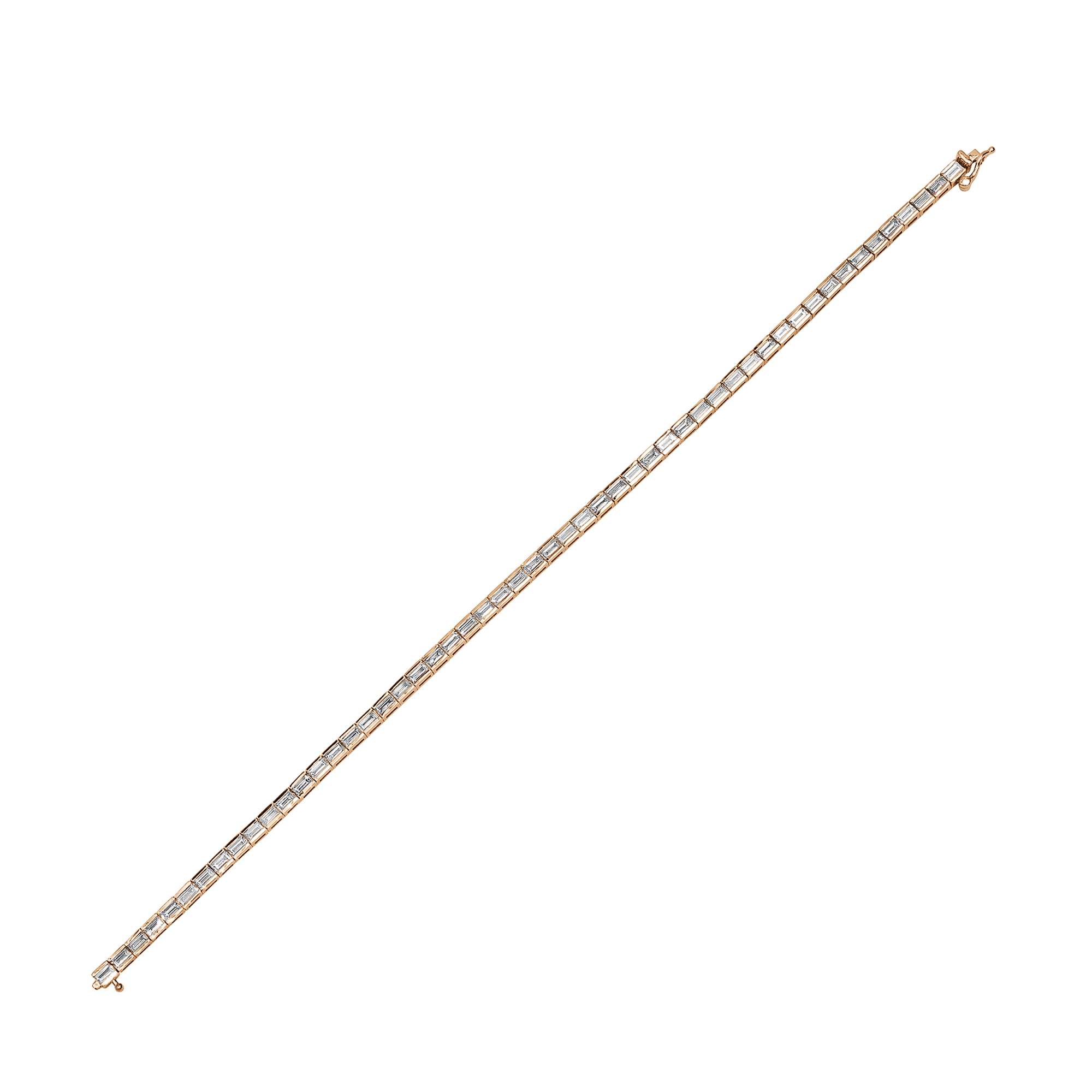 Dujour Gold & Diamond Baguette Bracelet