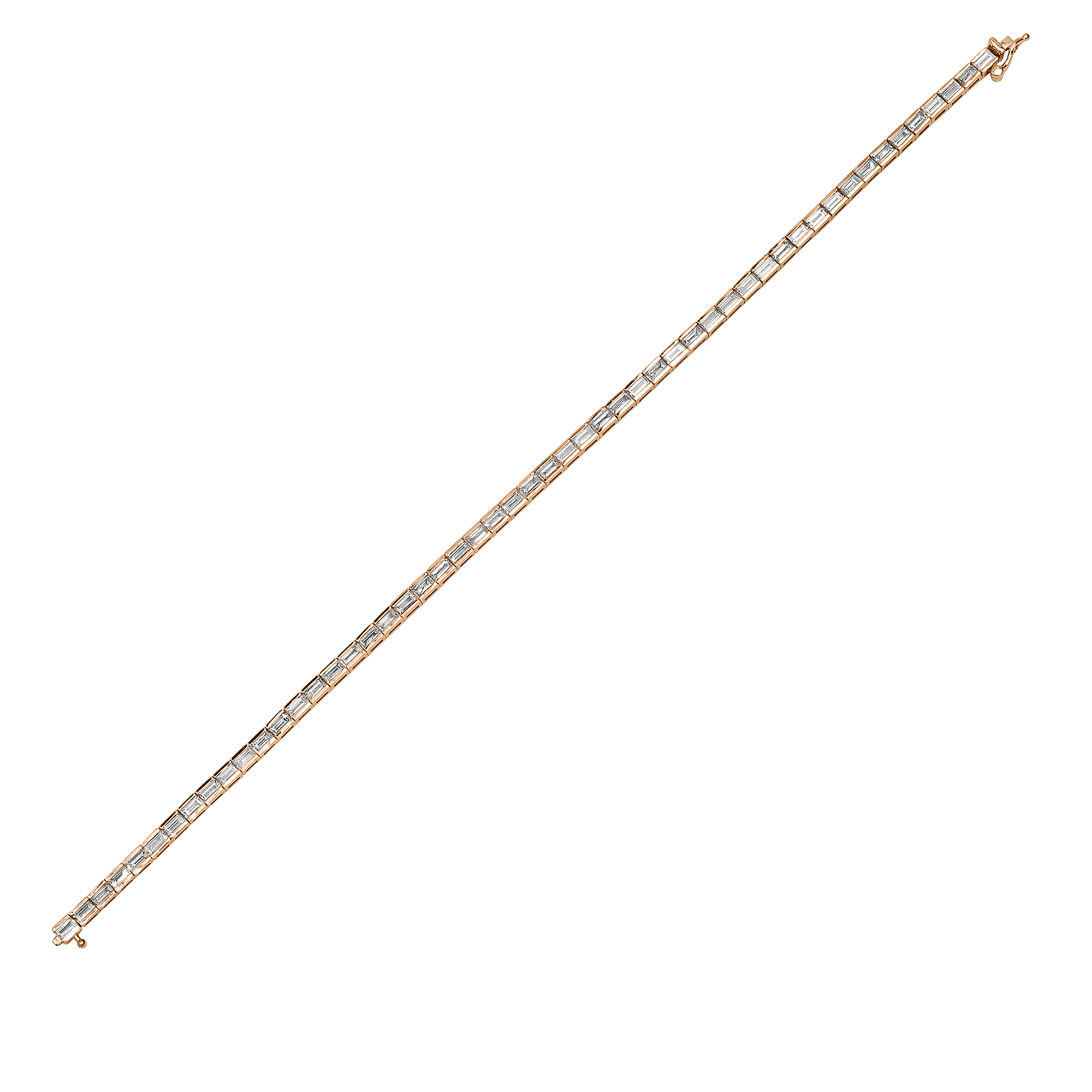 Papua Gold & Diamond Baguette Bracelet