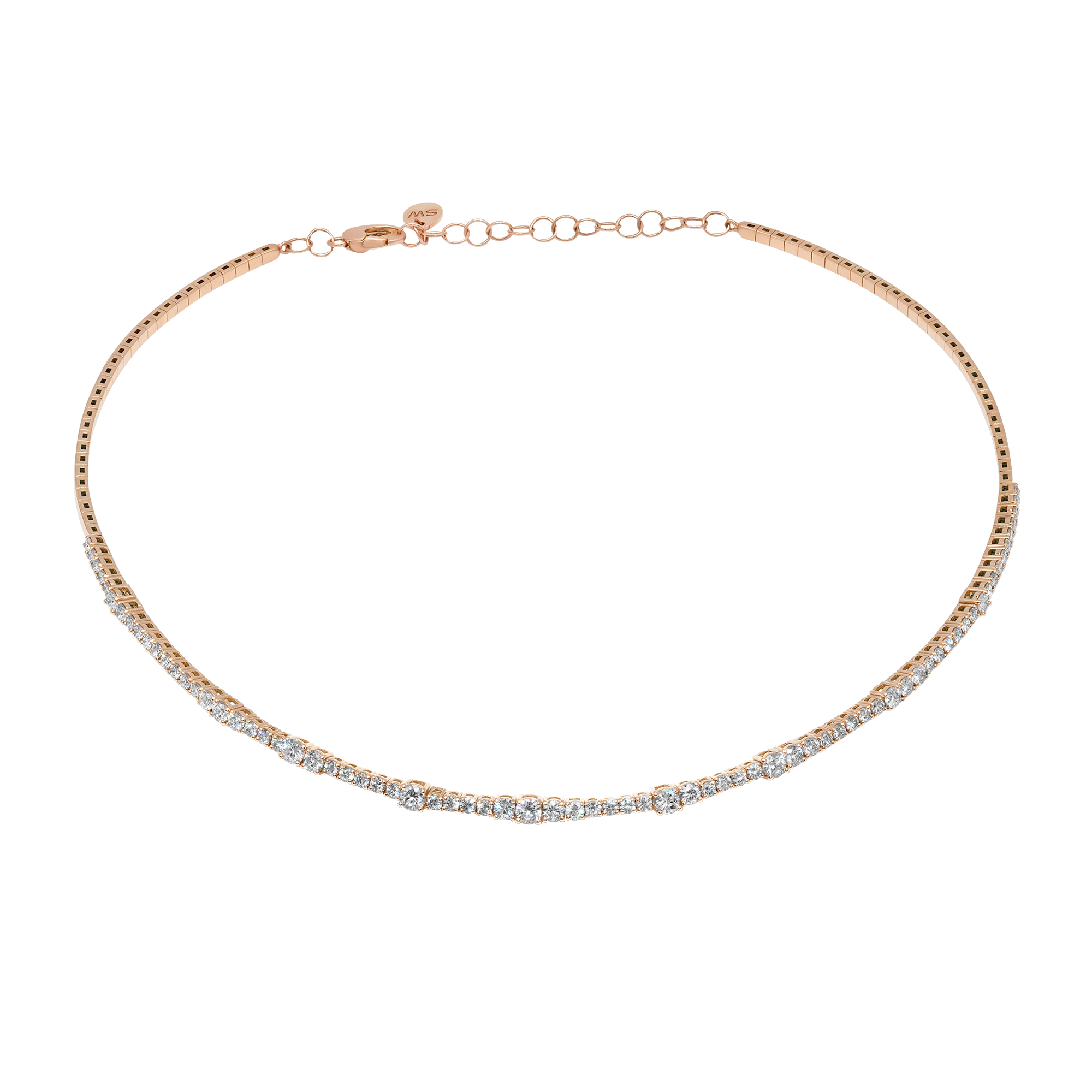 Flexigon Gold & Diamond Flex Necklace