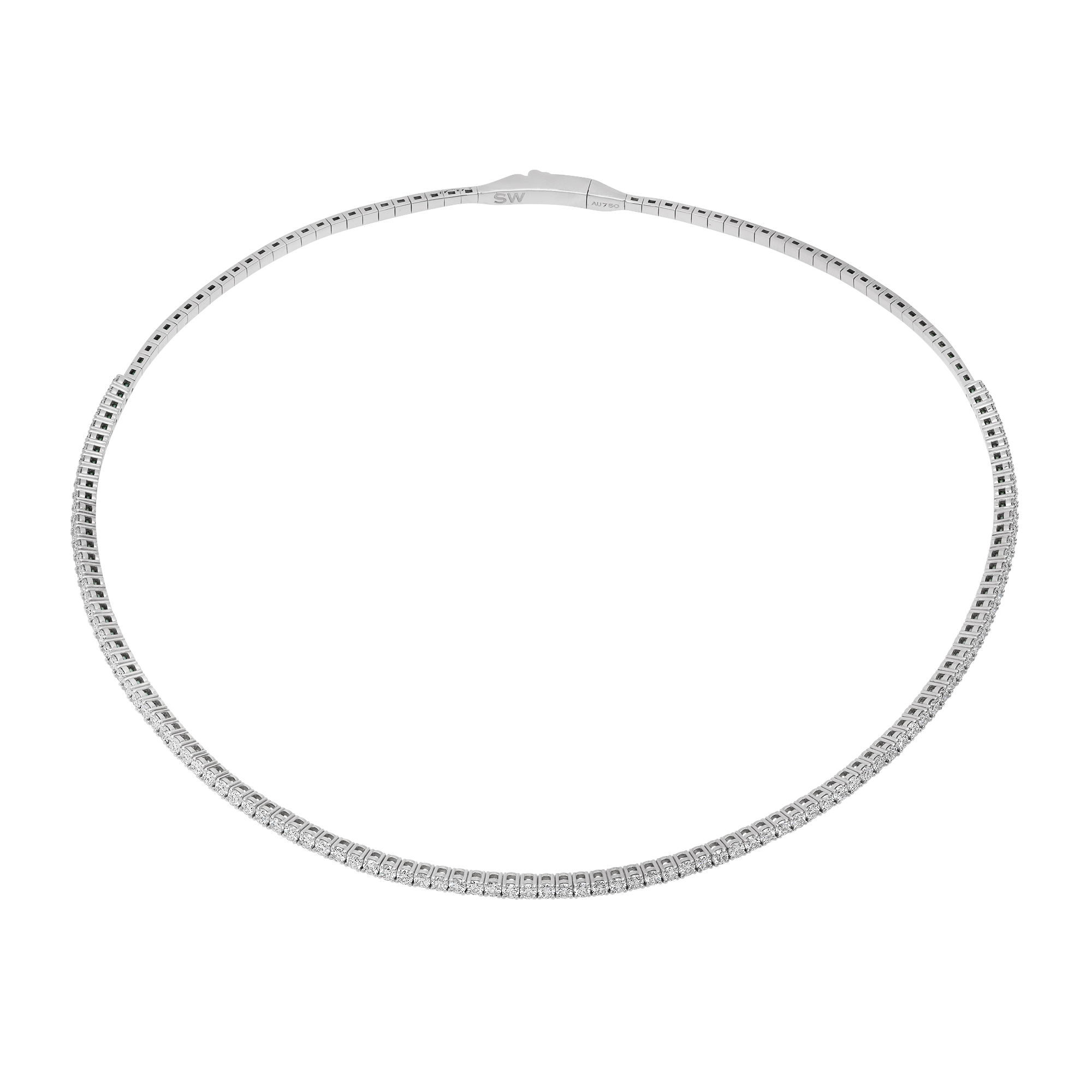 Flexion Gold & Diamond Flexible Eternity Choker