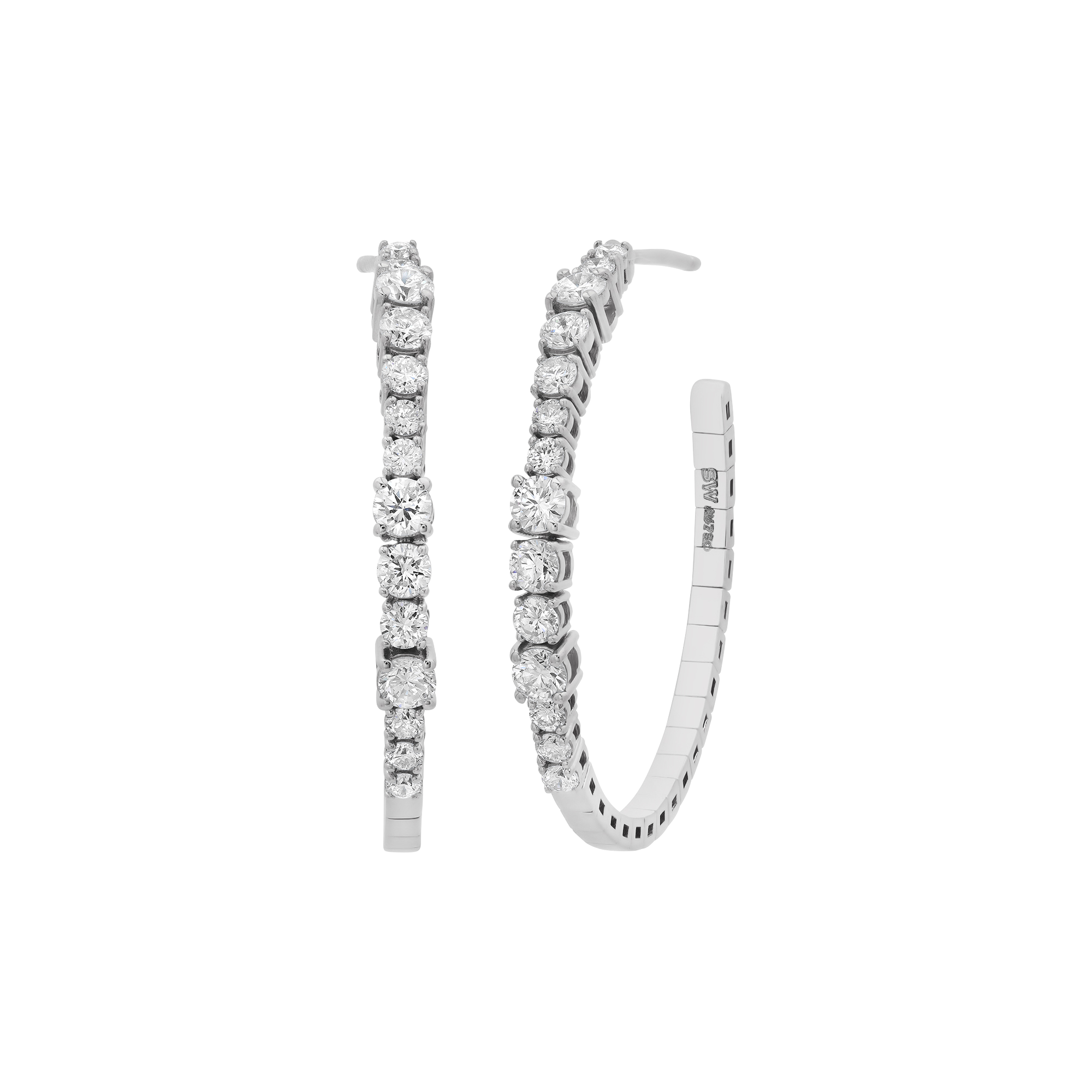 Flexigon Gold & Diamond Flex Earrings