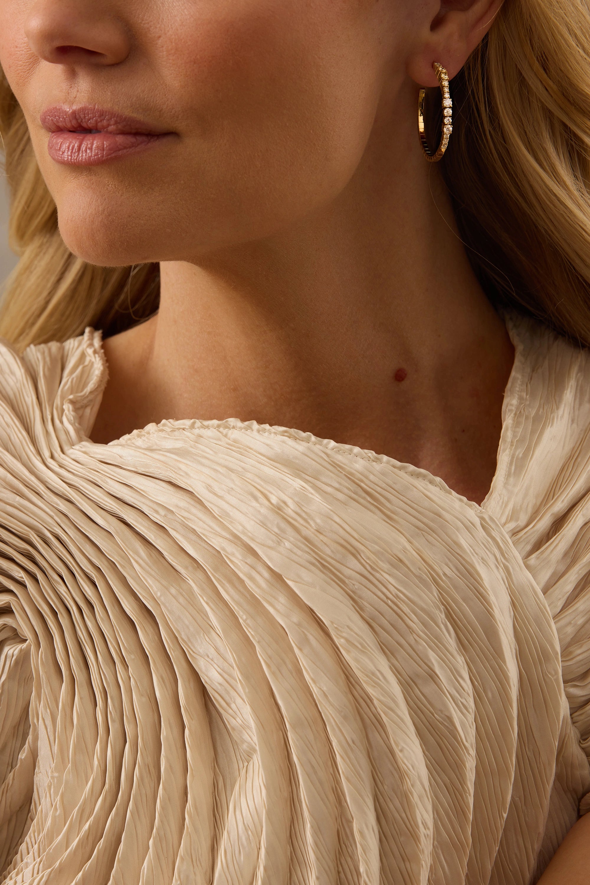 Flexigon Gold & Diamond Flex Earrings