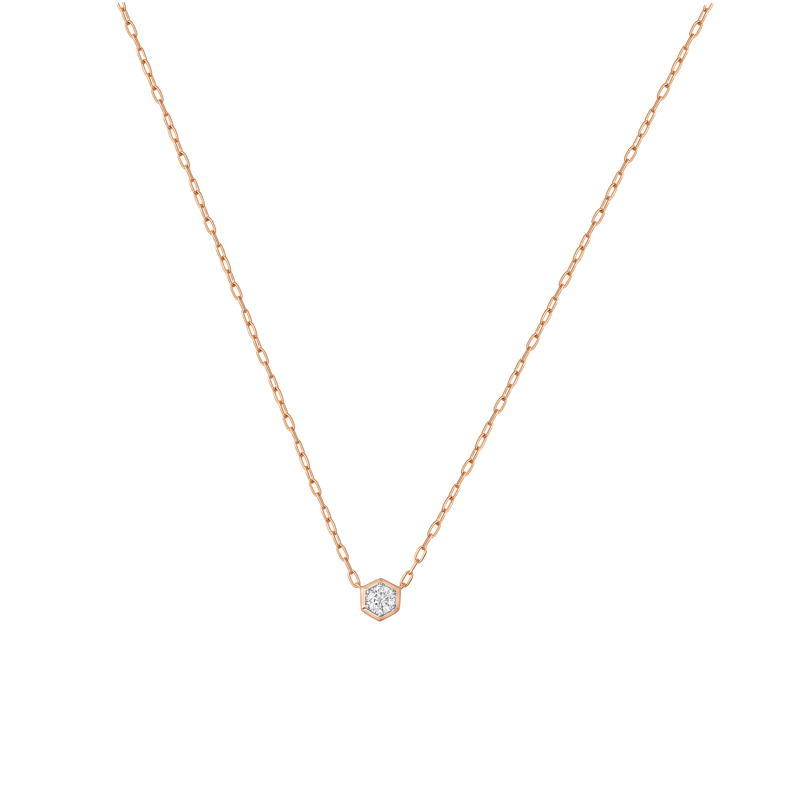 Honey Comb Gold and Diamond Necklace