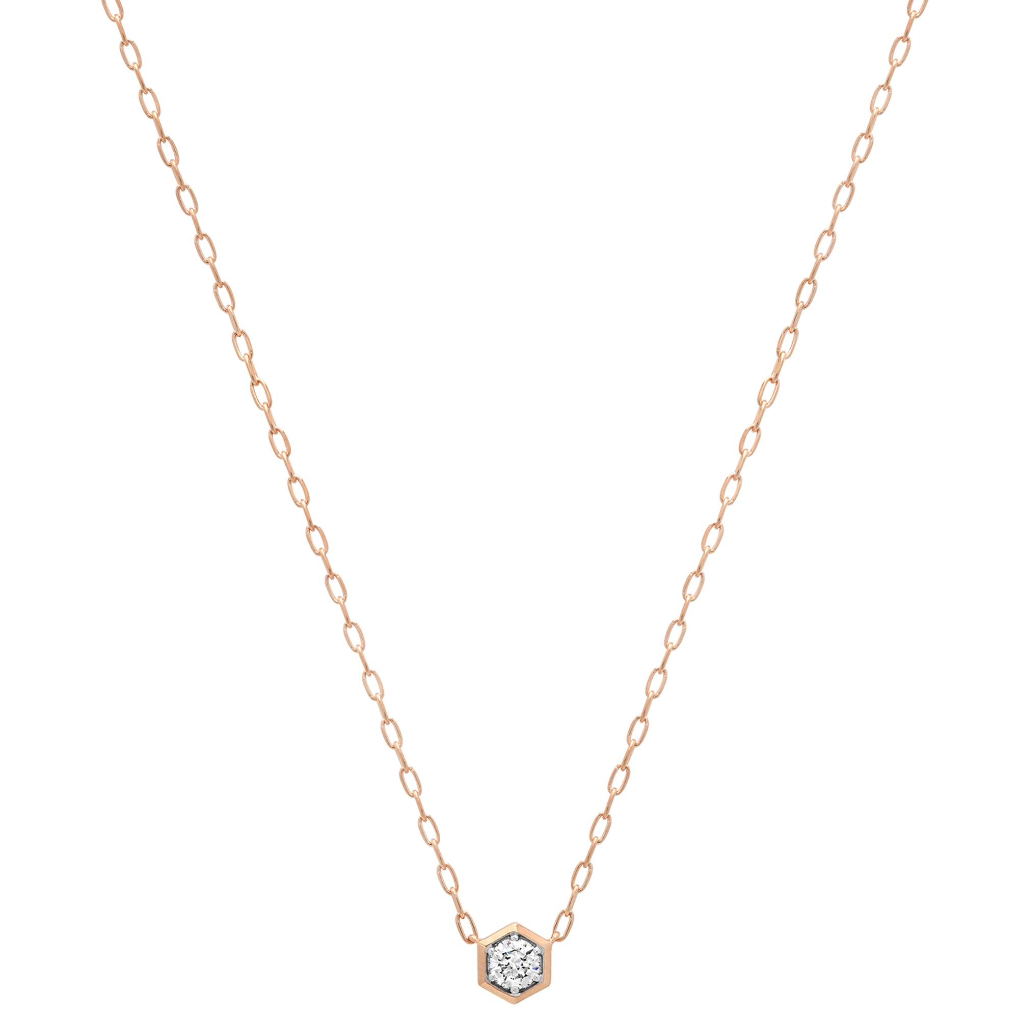 Honey Comb Gold and Diamond Necklace
