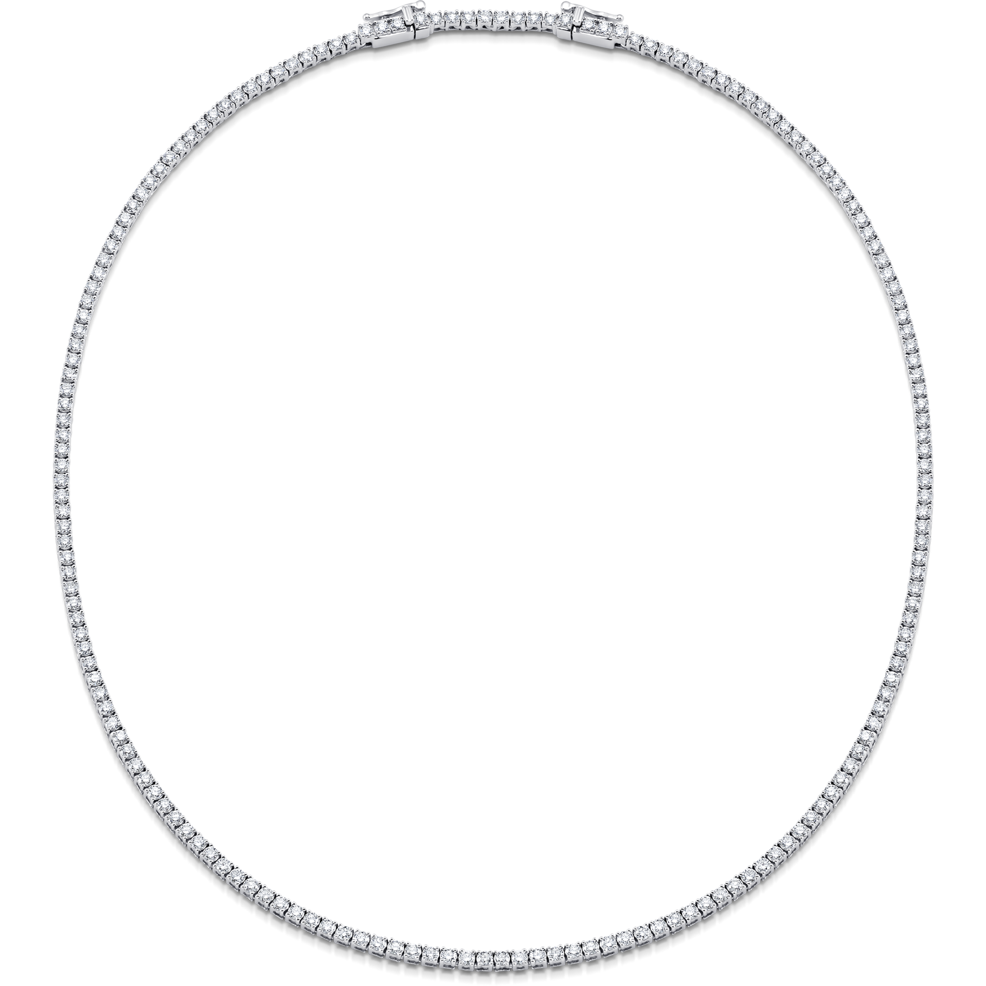 Isadora Eternity Gold & Diamond Choker Necklace with Extender