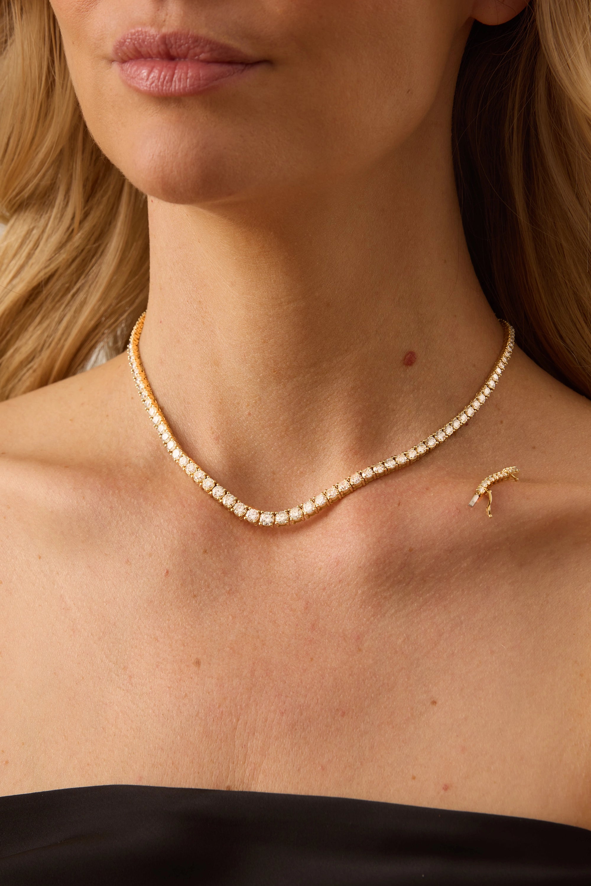 Isadora Eternity Large Diamond Necklace
