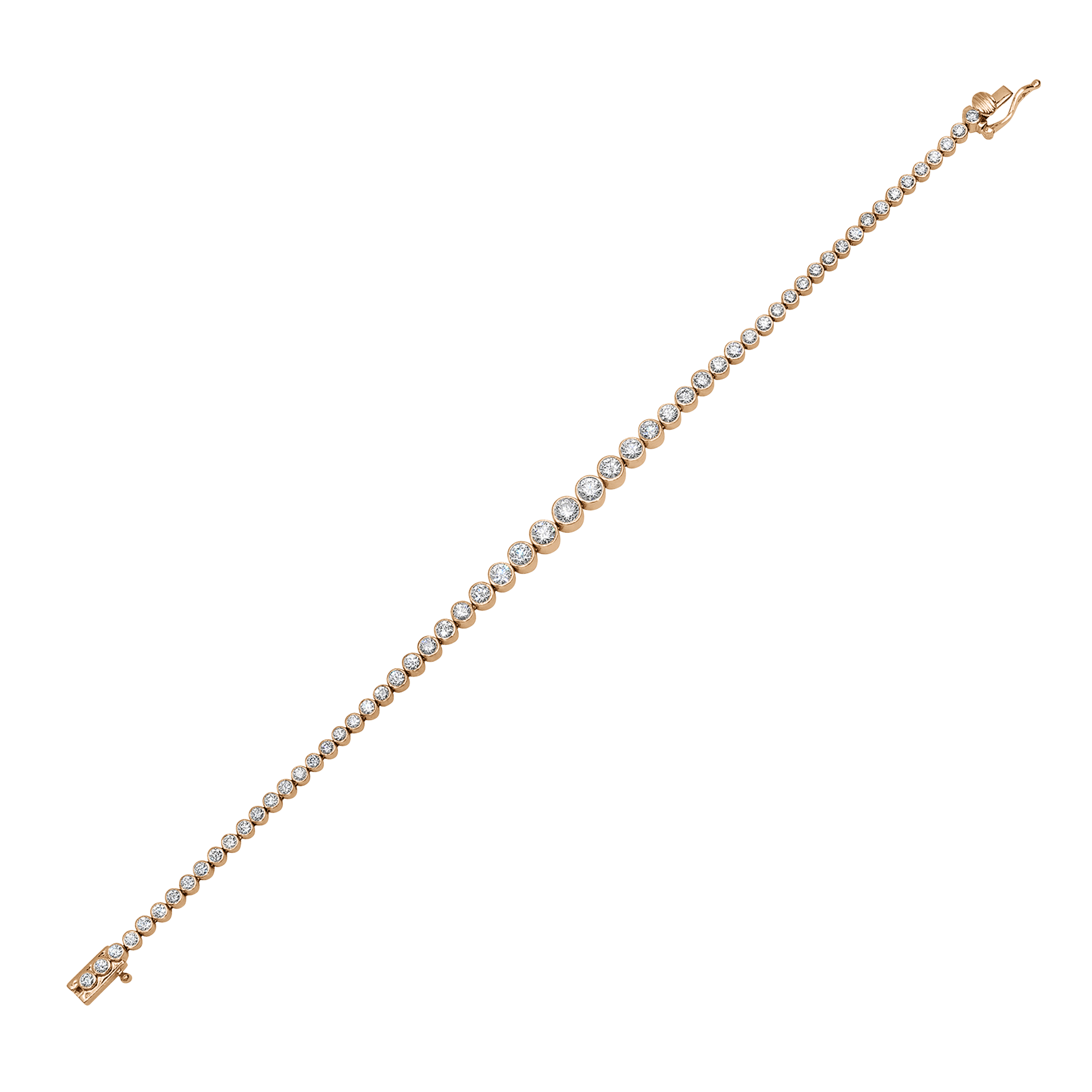 Isadora Round Bezel Diamond Bracelet
