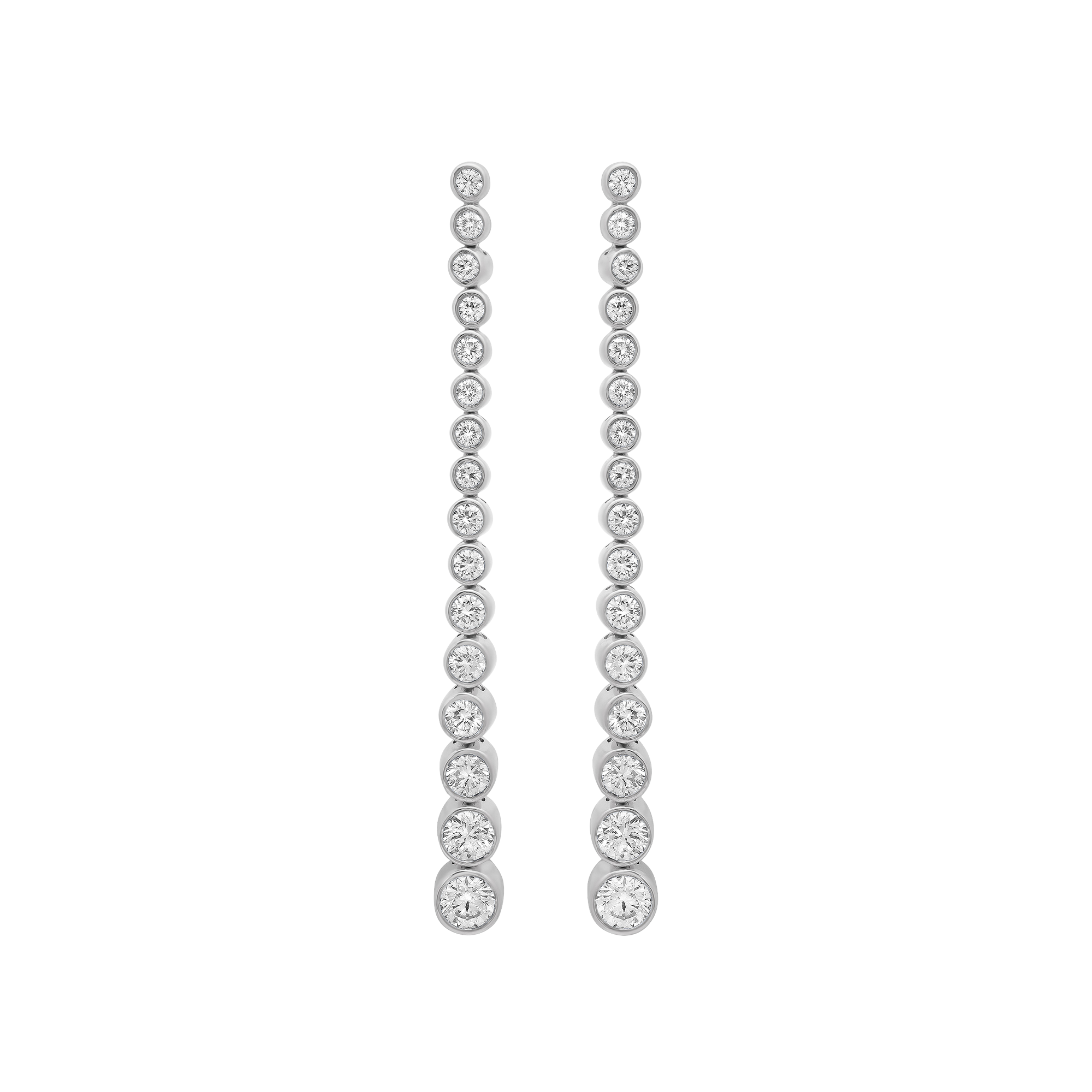 Isadora Round Bezel 16 Diamond Earring