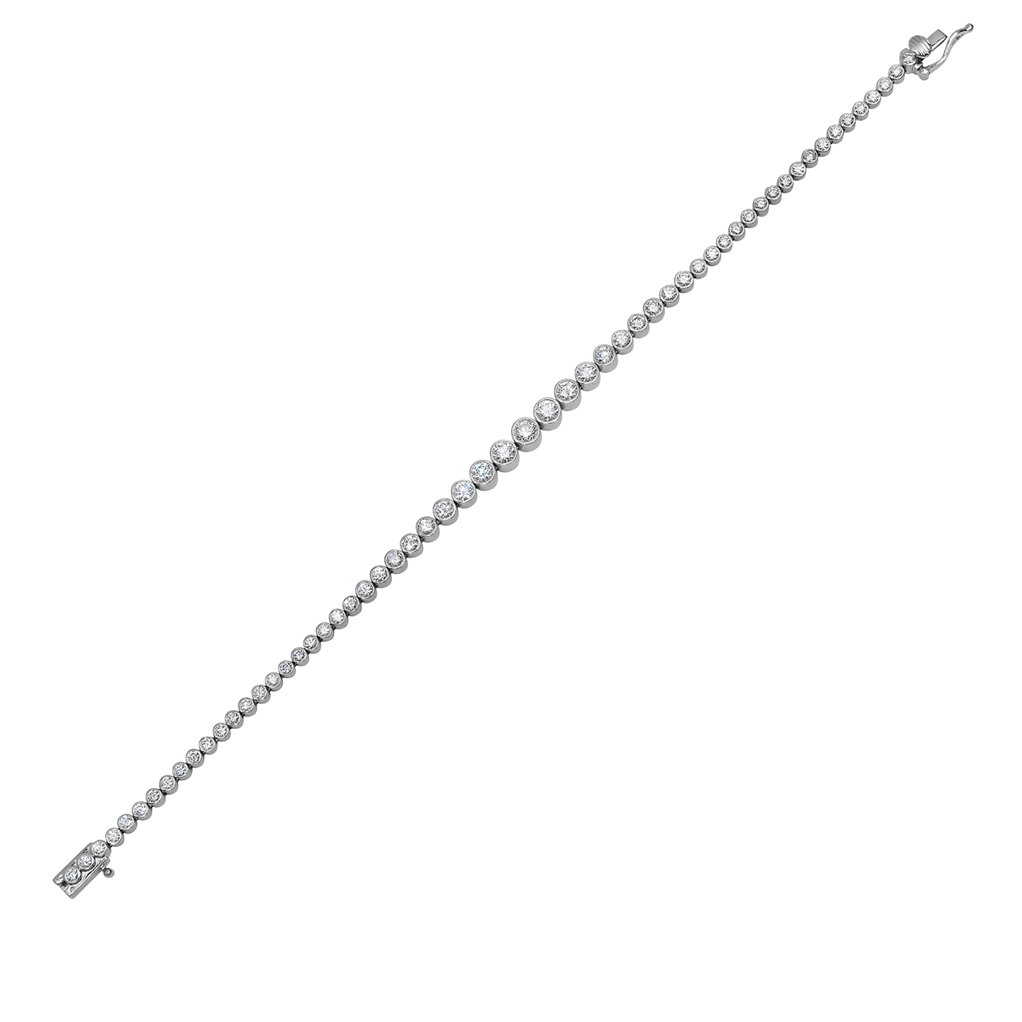 Isadora Round Bezel Diamond Bracelet