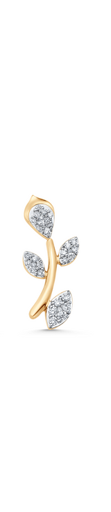 Lierre Gold and Diamond Reverie Cluster Ear Crawler