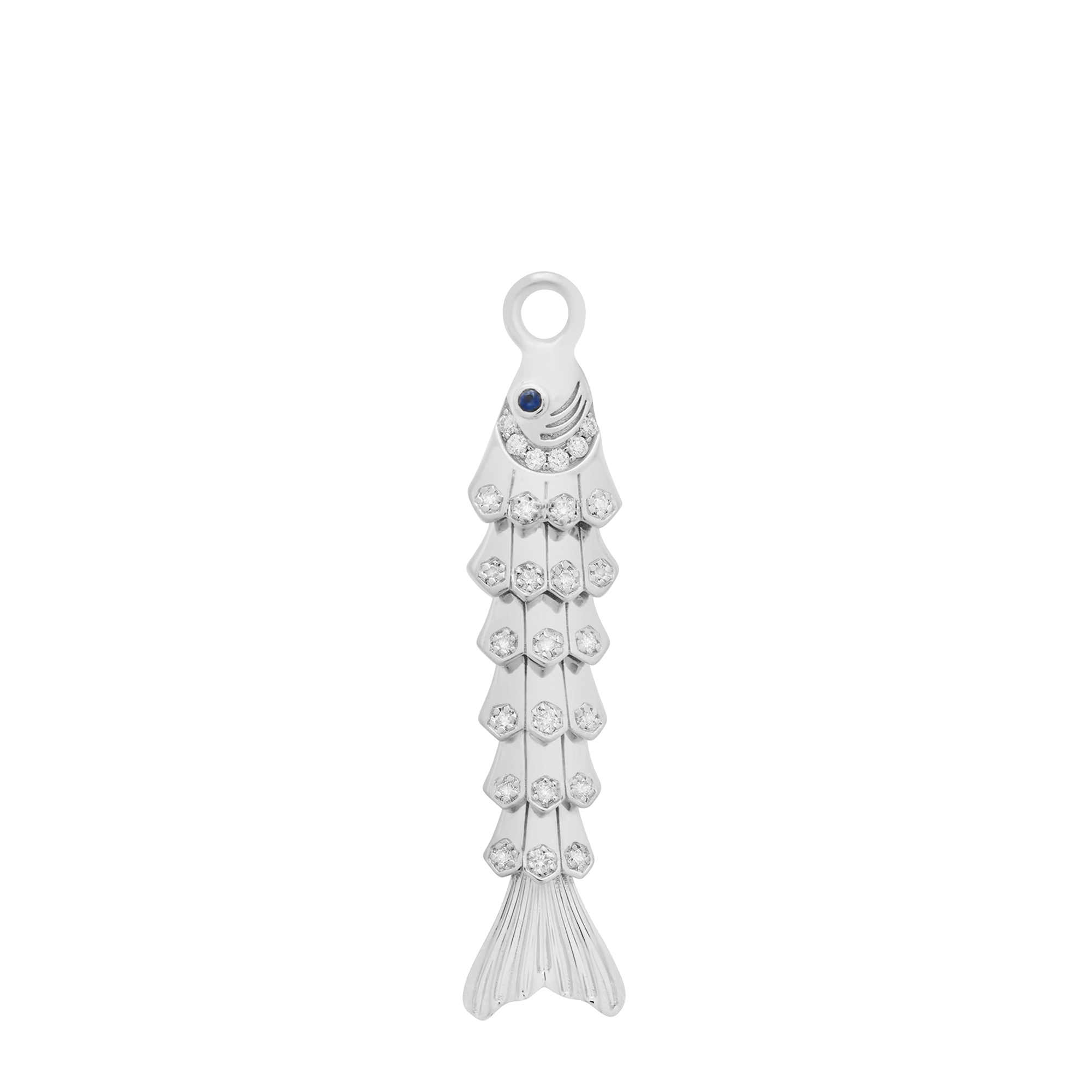 Nantucket Gold & Diamond Fish Charm