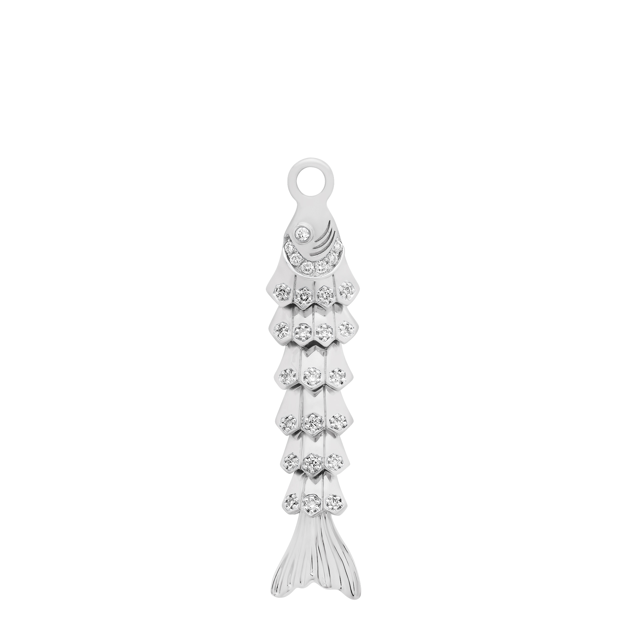Nantucket Gold & Diamond Fish Pendant