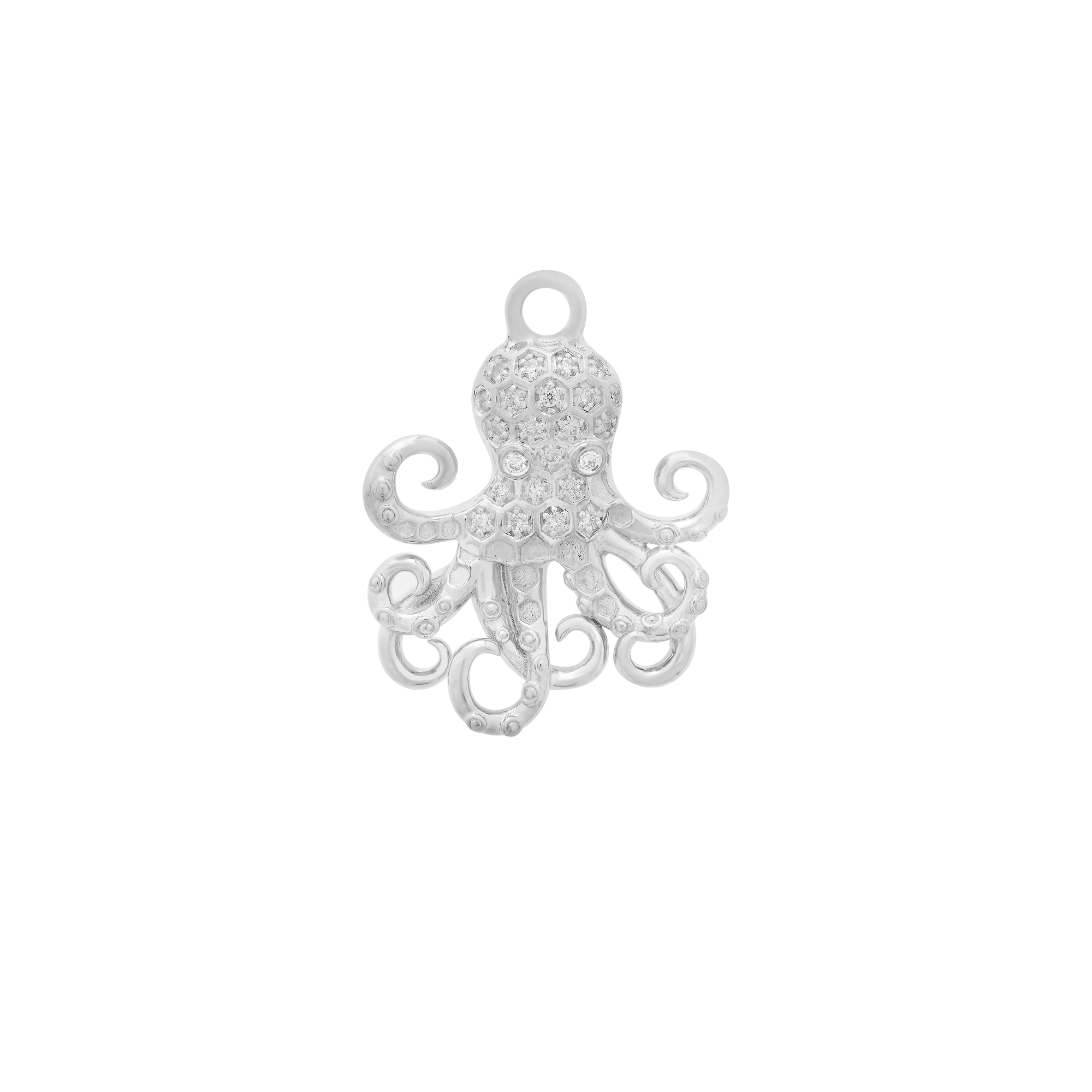 Nantucket Gold & Diamond Octopus Charm