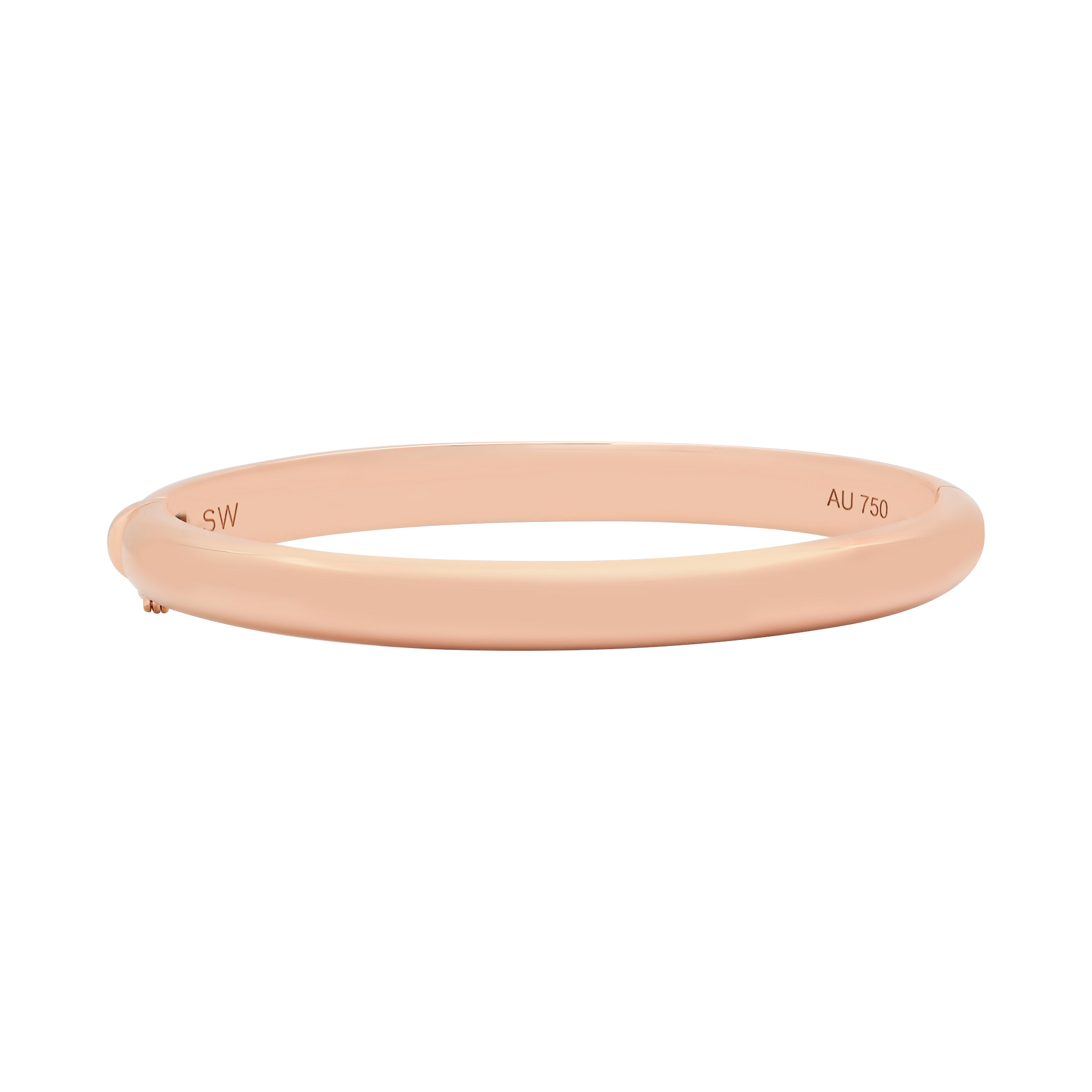 Papua Gold Solid Bangle