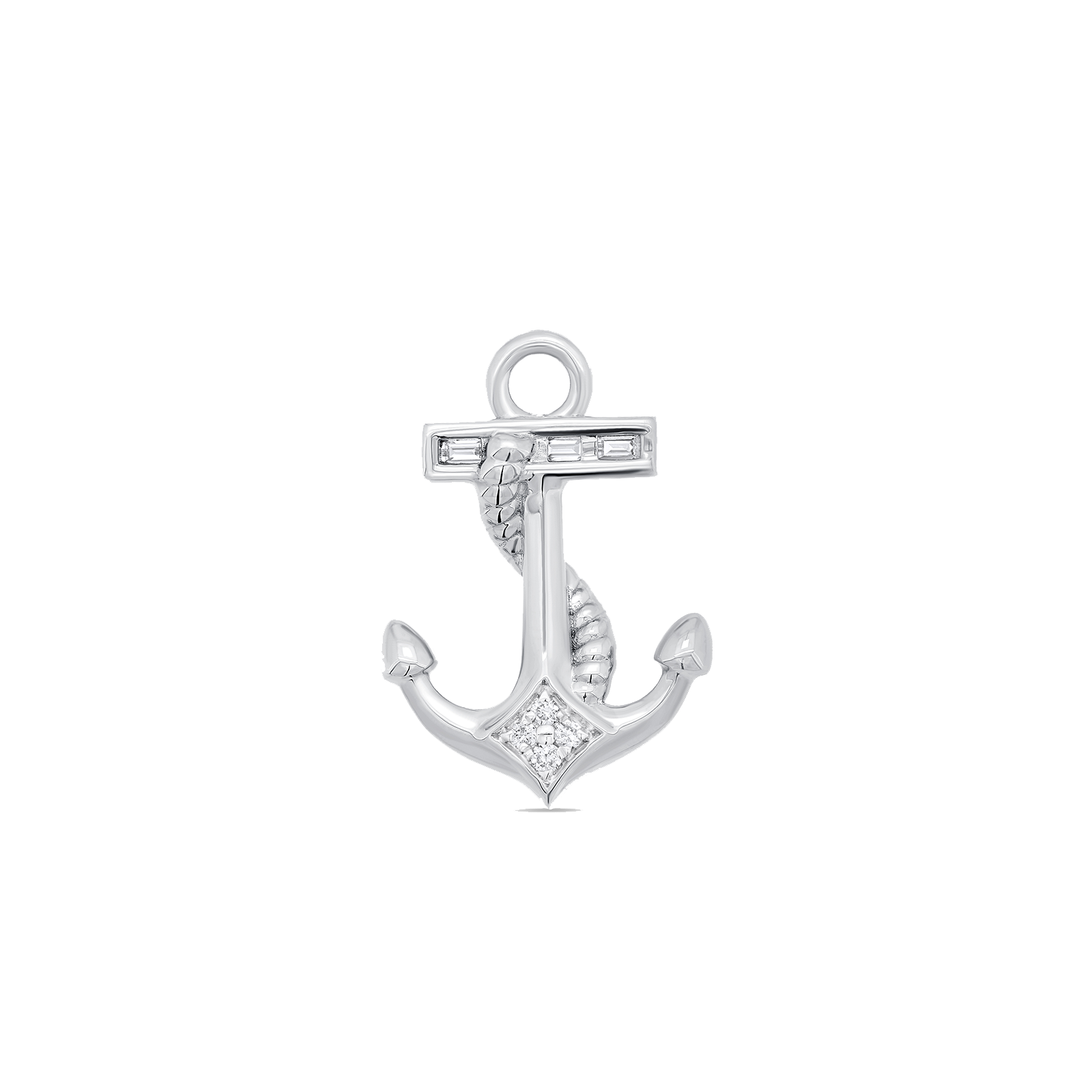 Papua Gold & Diamond Anchor Charm