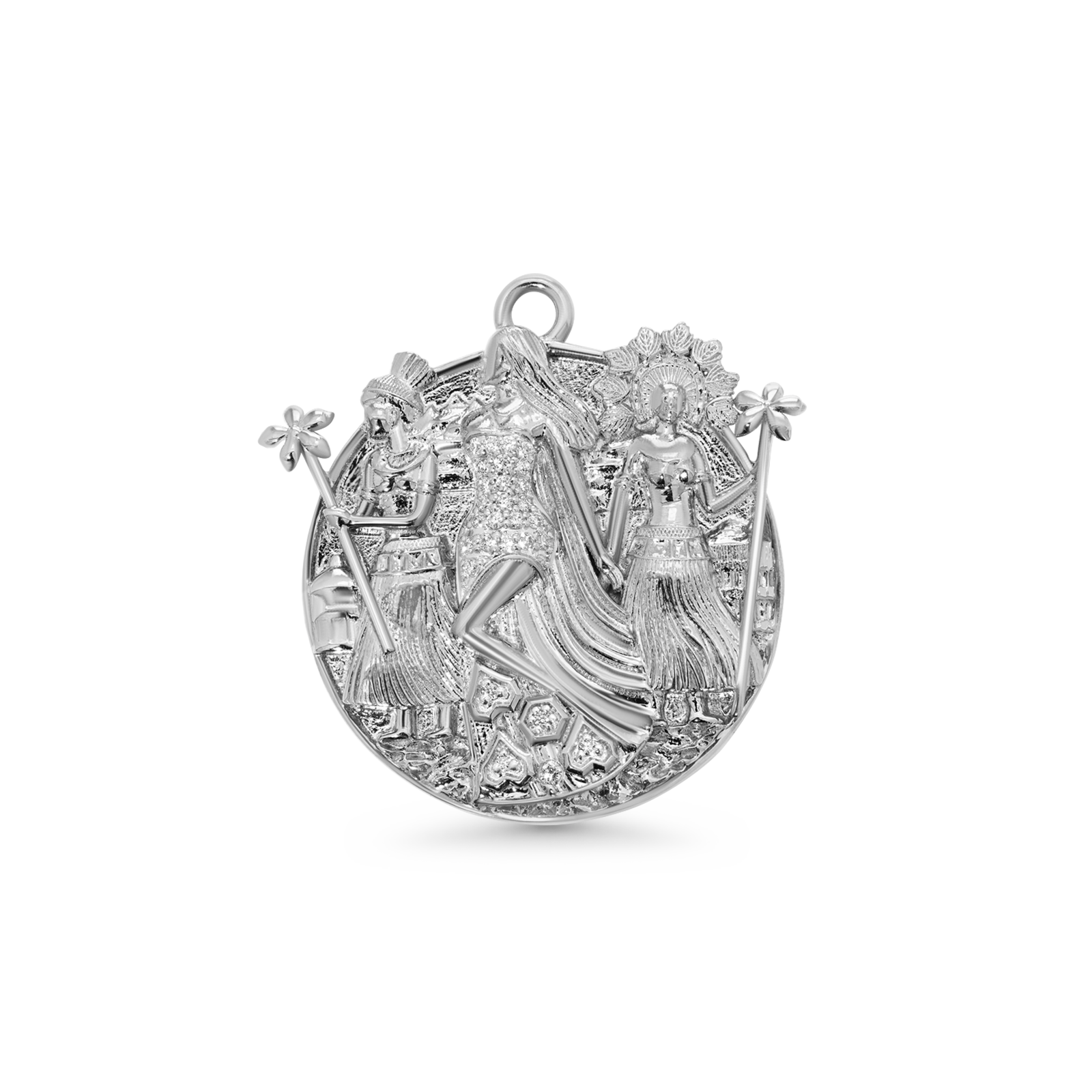 Papua Gold & Diamond Mermaid Charm