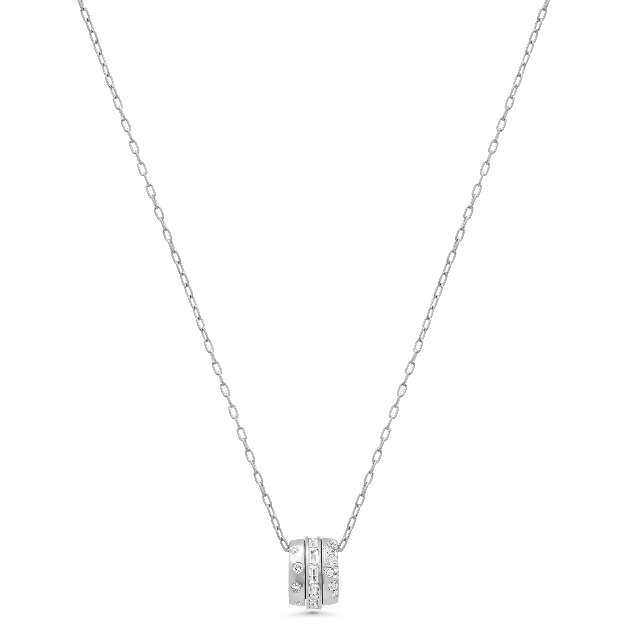 Papua Gold & Diamond Round Necklace