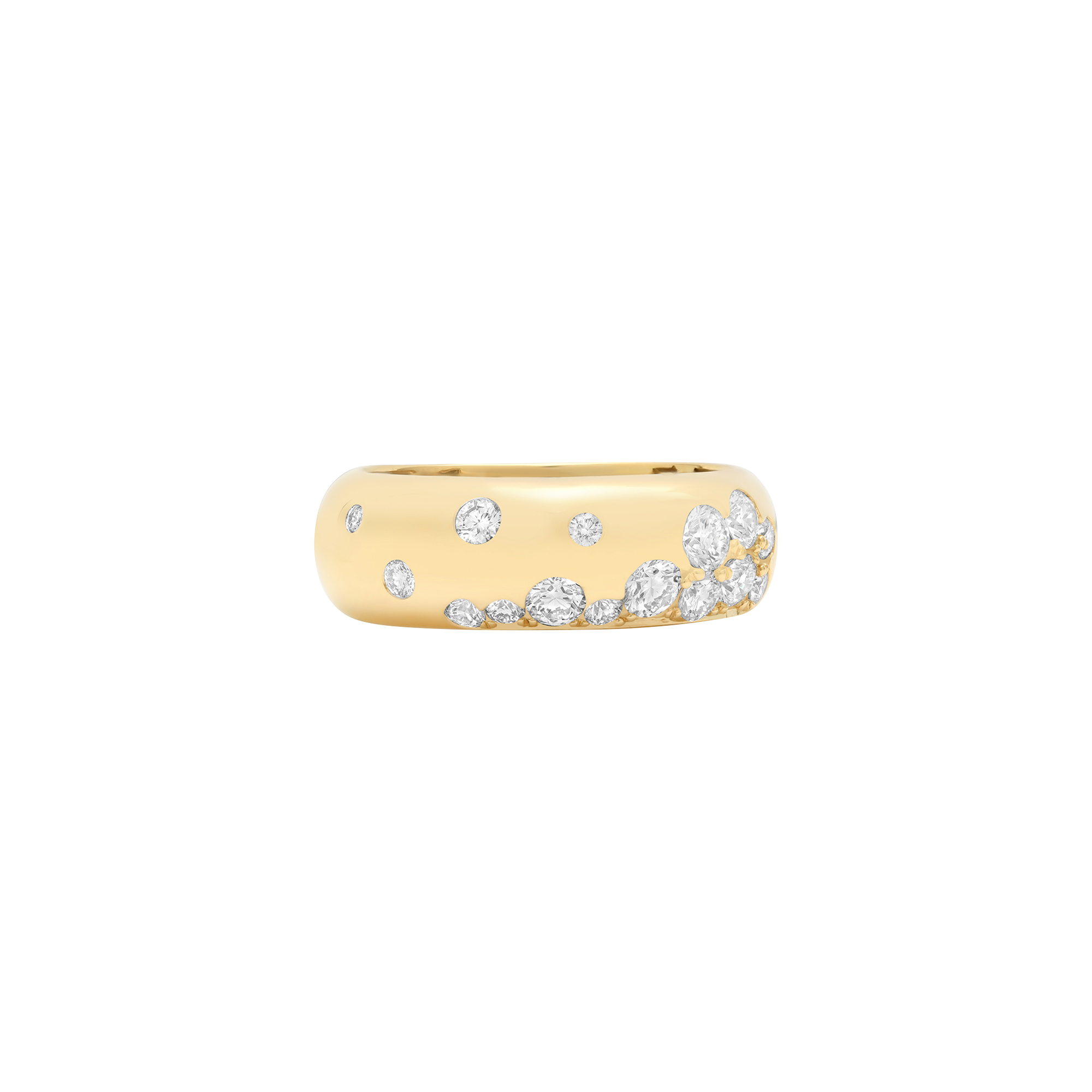 Papua Gold & Diamond Pave Ring
