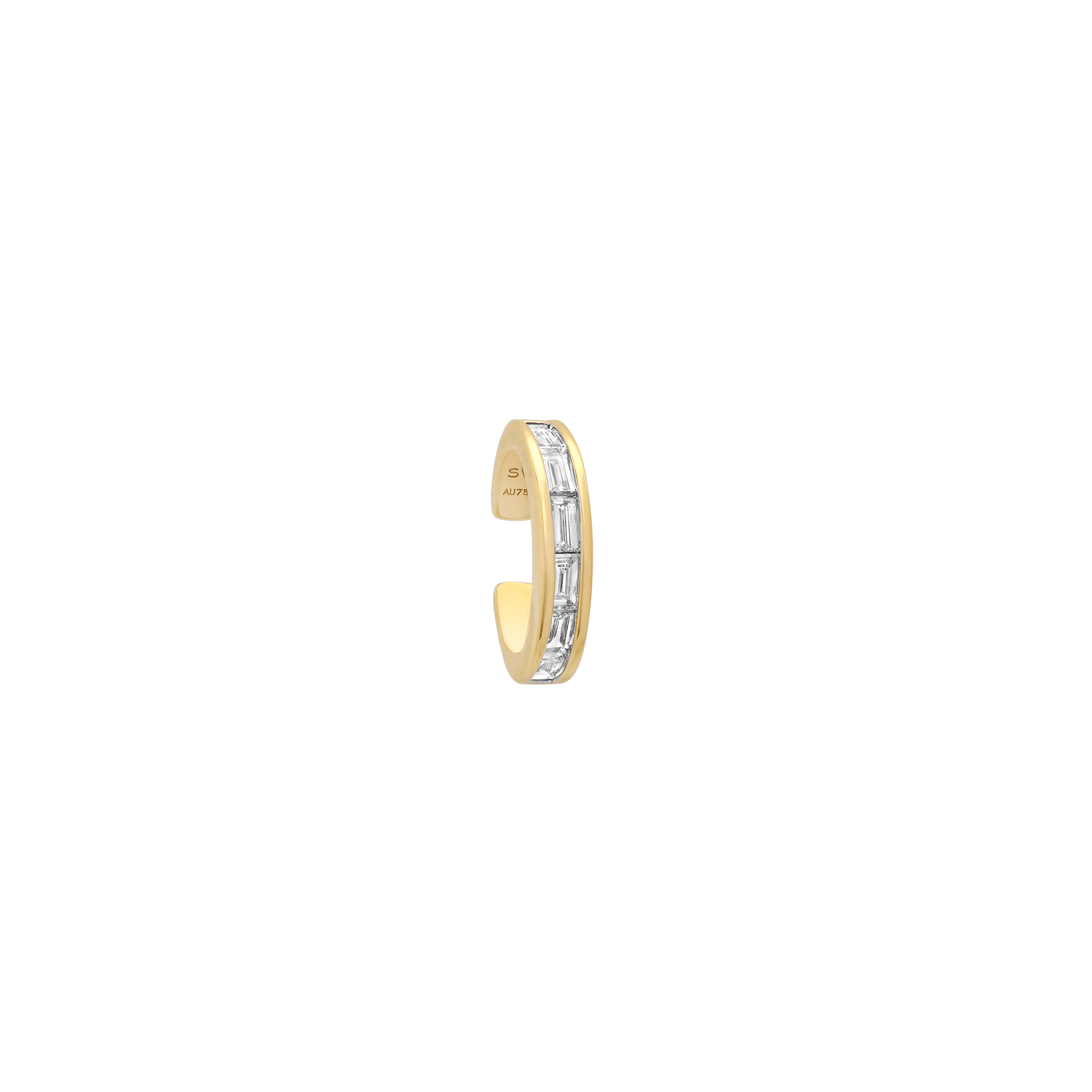 Papua Gold & Diamond Thick Ear Cuff