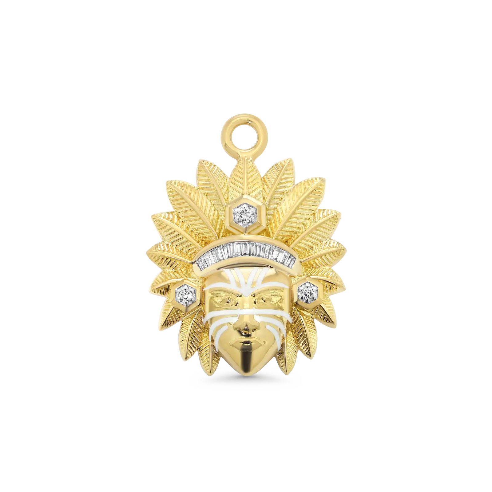 Papua Gold & Diamond Tribal Charm