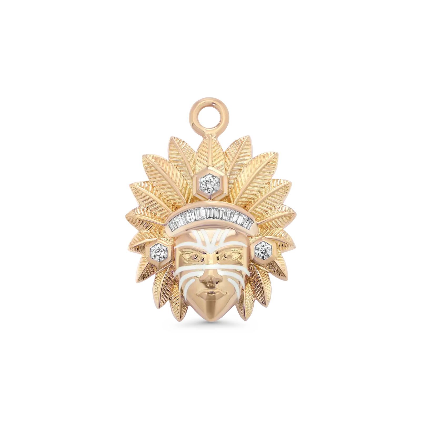 Papua Gold & Diamond Tribal Charm