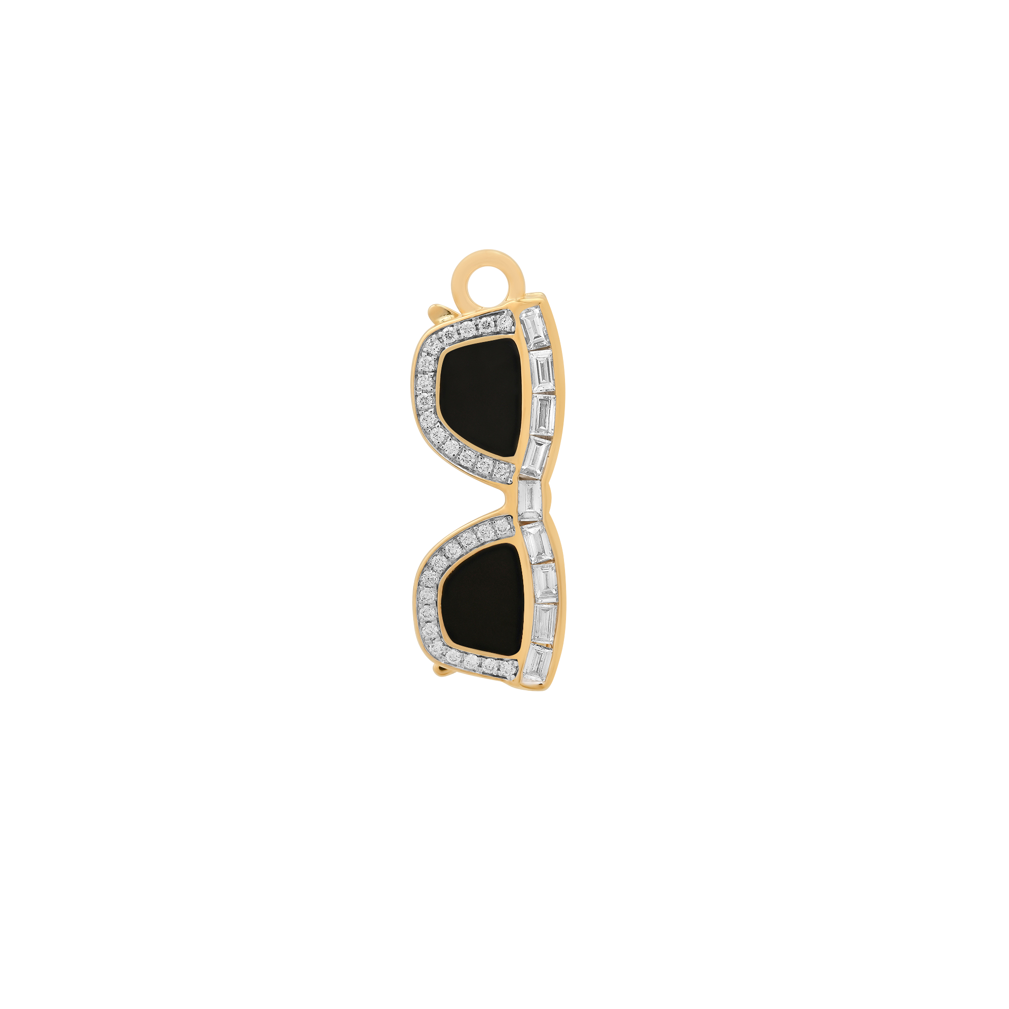 Papua Gold & Diamond Vertical Sunglasses Charm