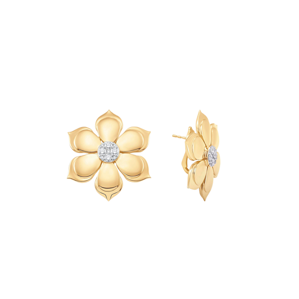 Buy 22Kt Cute Floral Gold Studs For Women 79VG5067 Online from Vaibhav  Jewellers