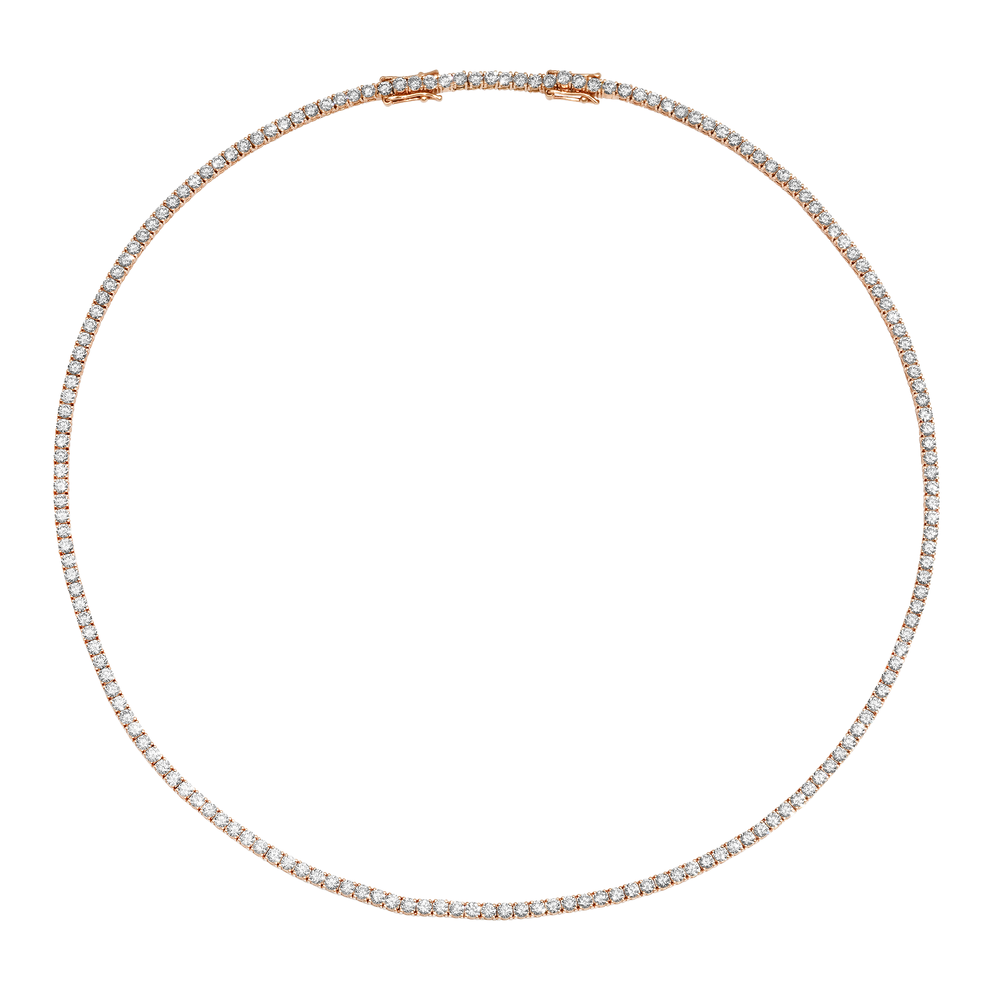 SW Gold & Diamond Eternity Necklace