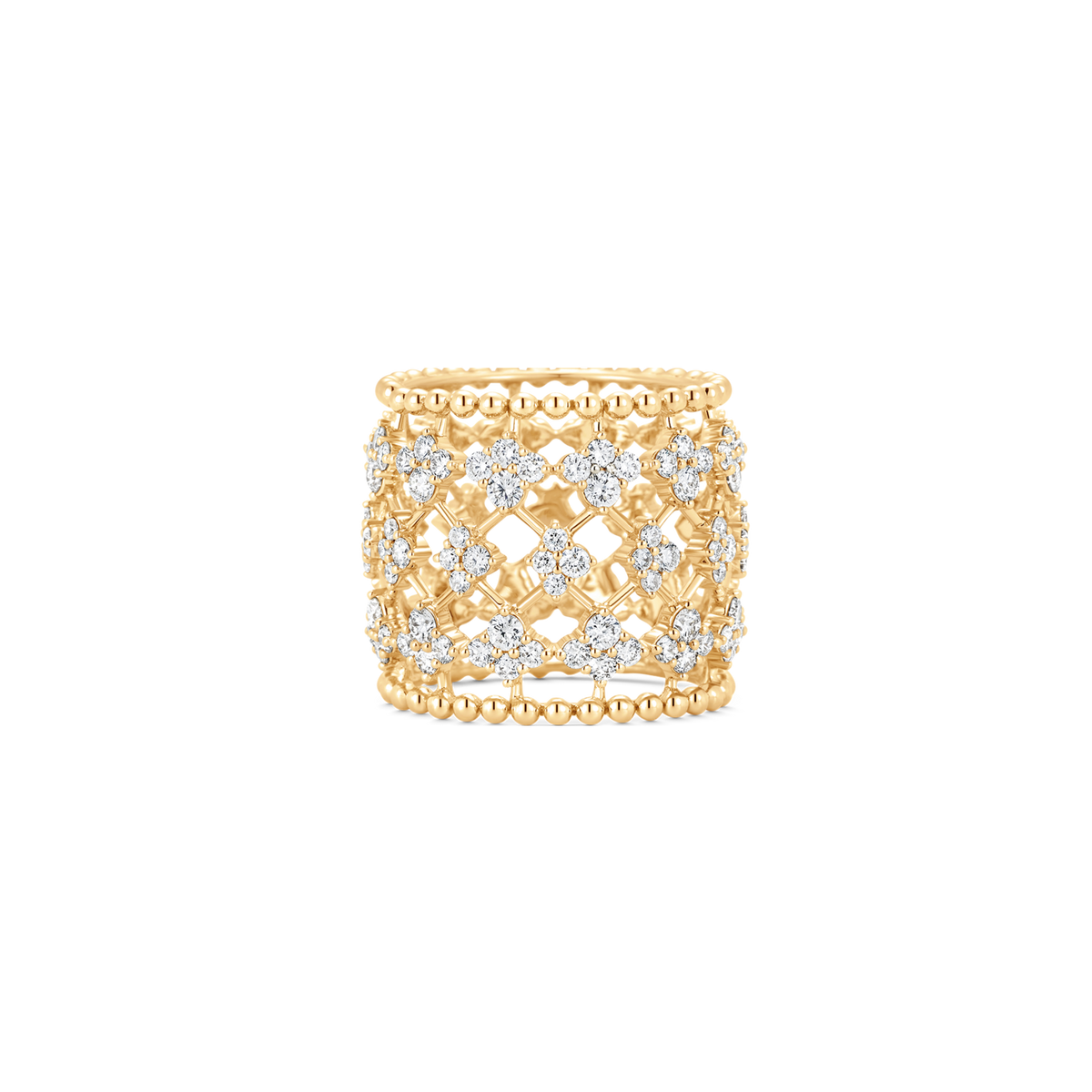 Dujour Couture Gold Partial & Solid Diamond Ring