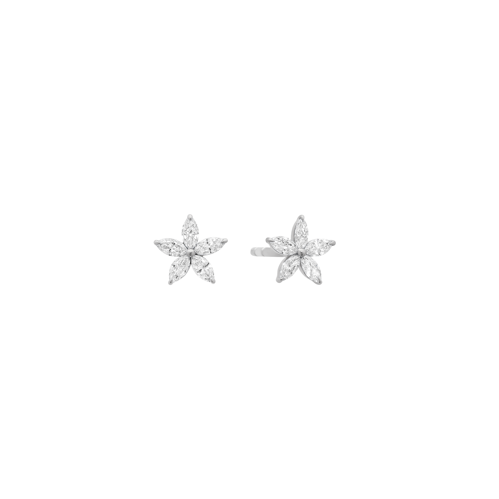 SW Gold & Diamond Star Studs