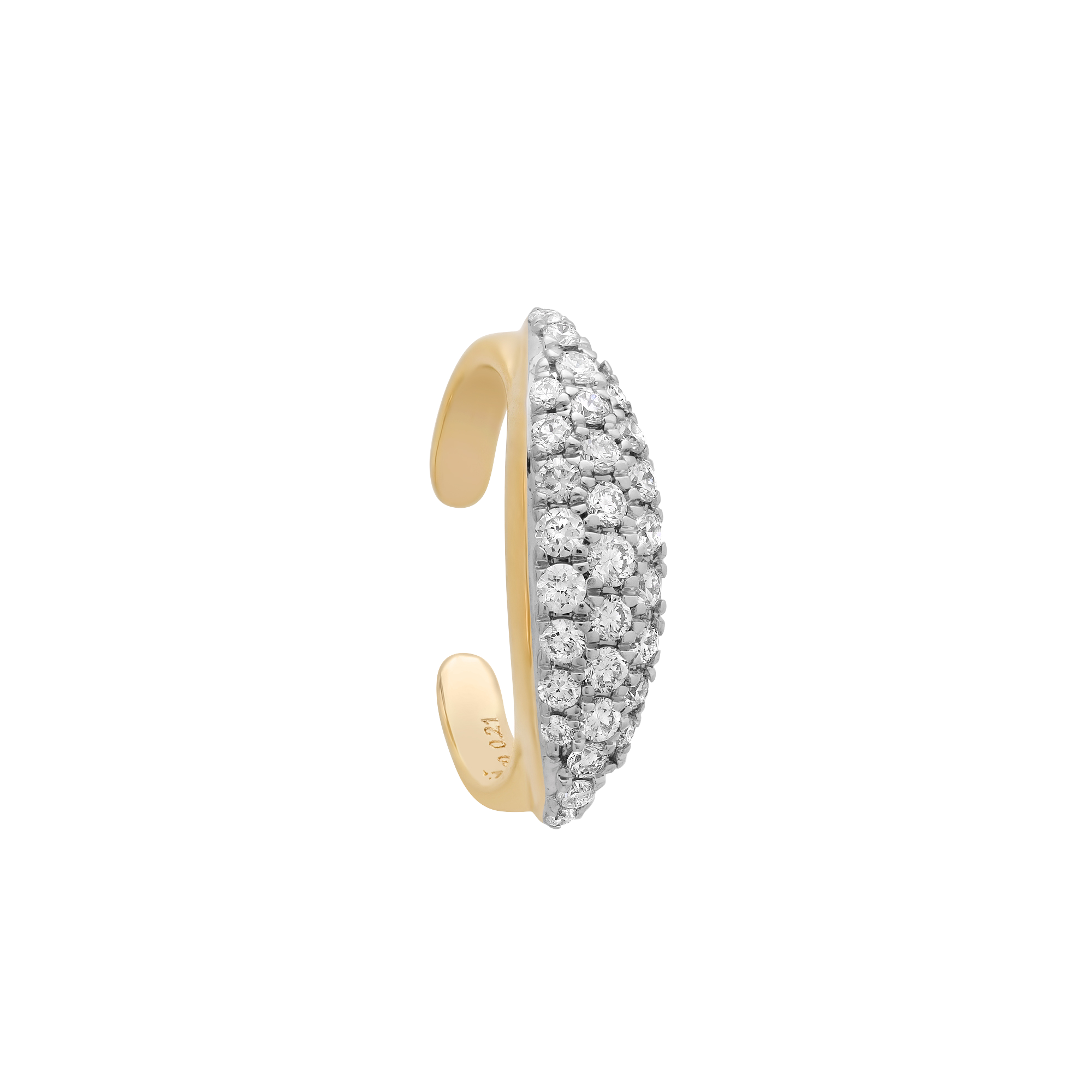 SW Gold & Marquise Diamond Ear Cuff