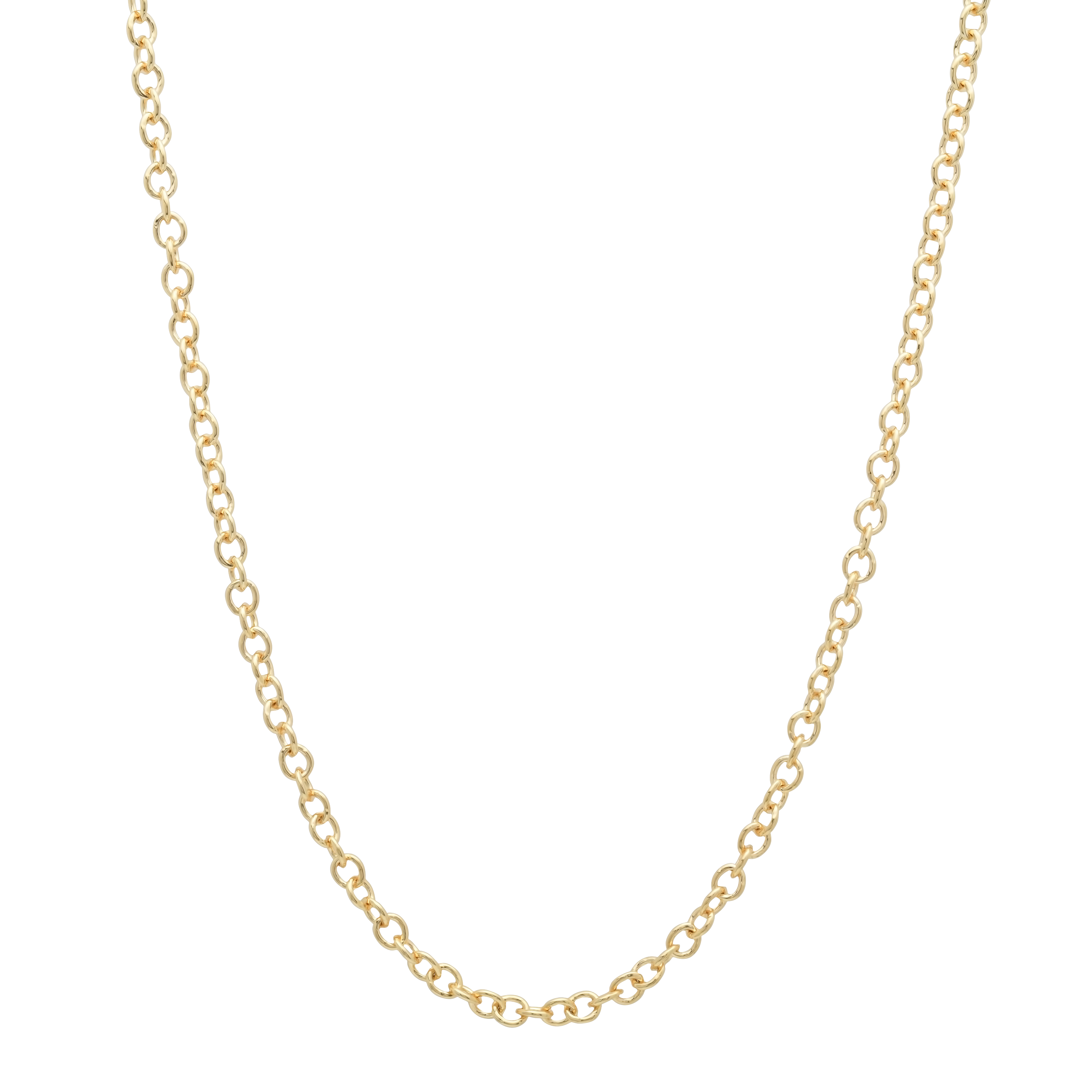 SW Gold Rollo Chain Necklace