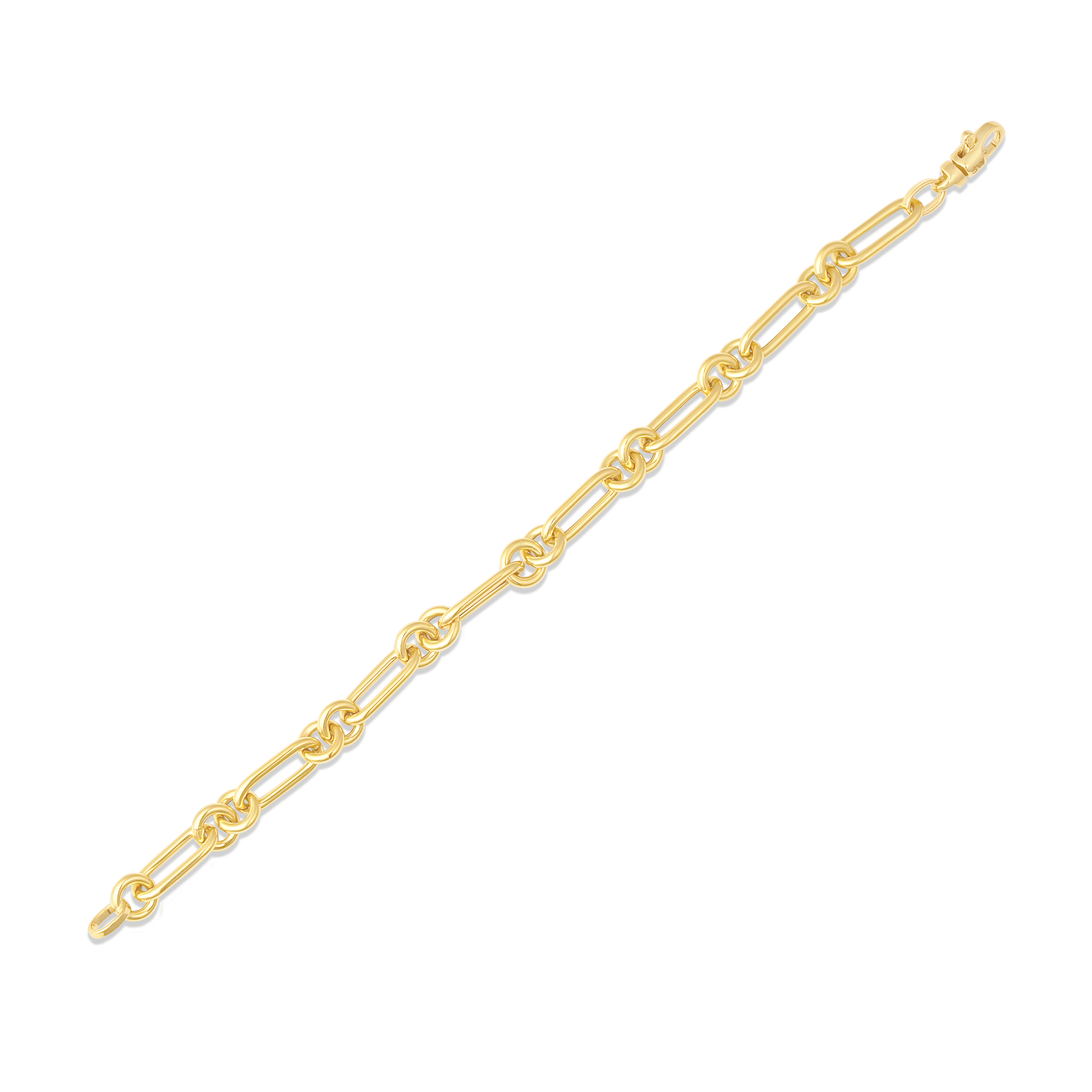 SW Gold Round Paperclip Bracelet
