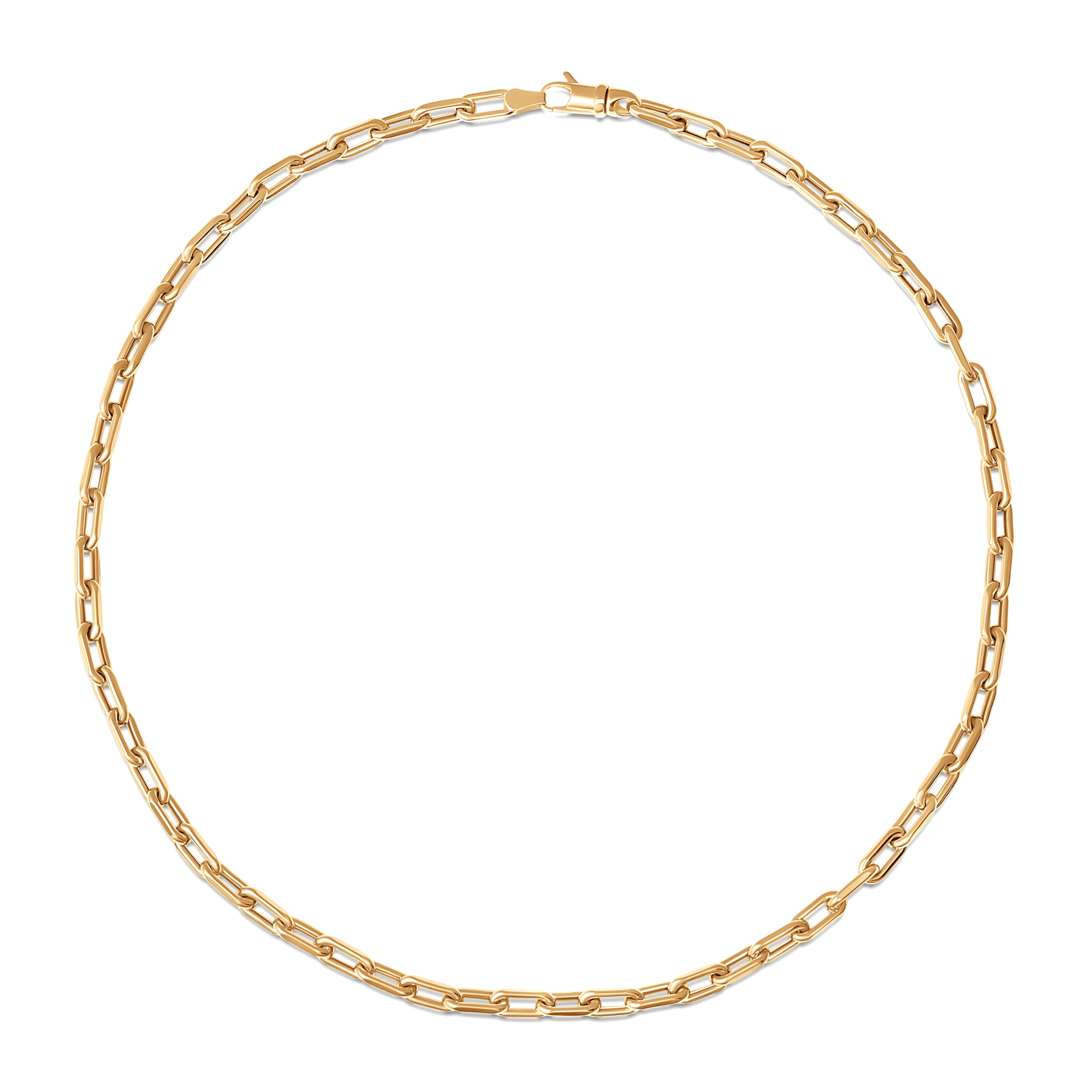 SW Gold Small Rectangle 16" Necklace