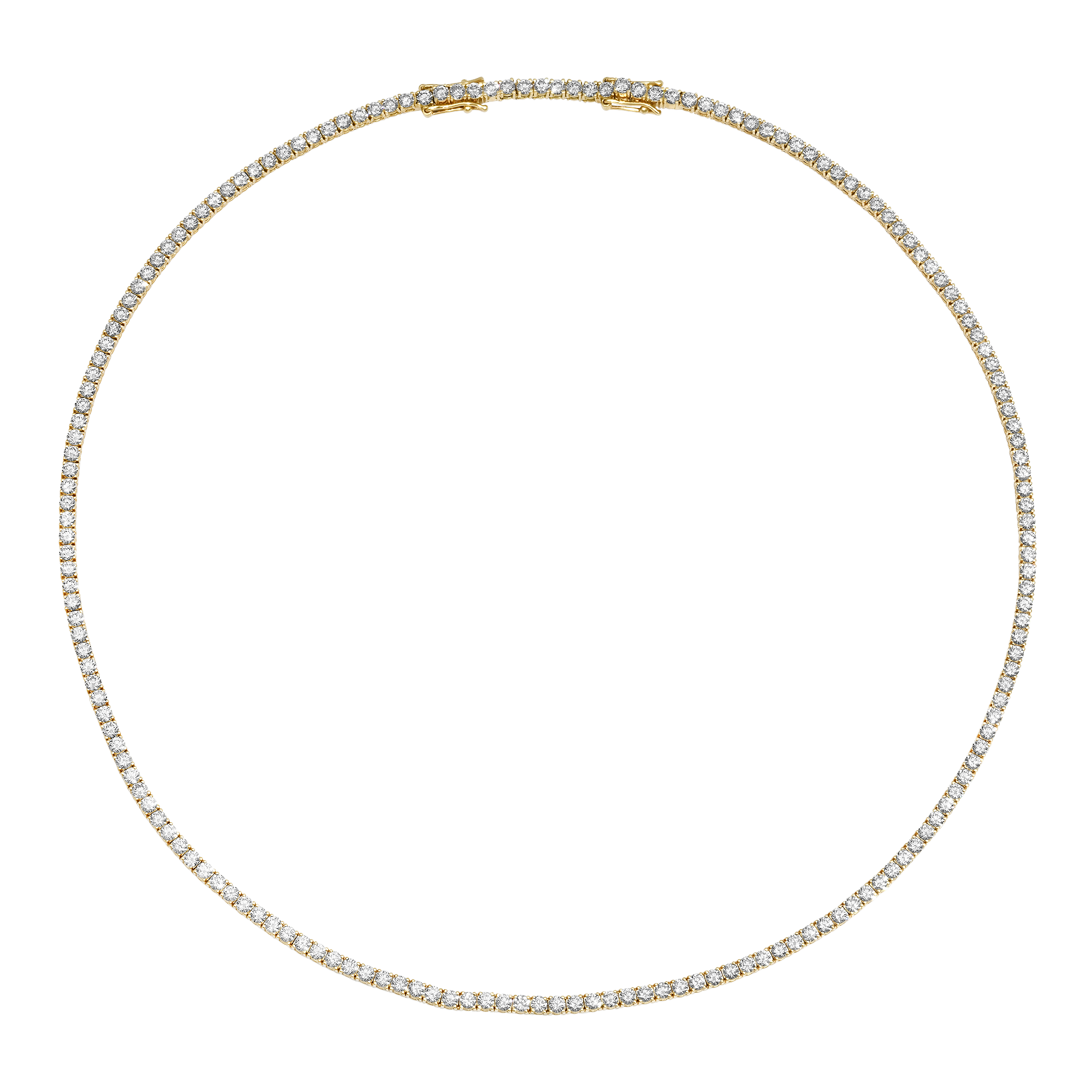 SW Gold & Diamond Eternity Necklace