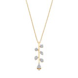 Lierre Gold and Diamond Reverie Cluster Necklace