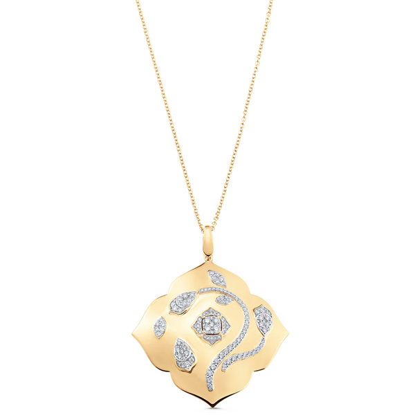 Lierre Gold and Diamond Leela Necklace