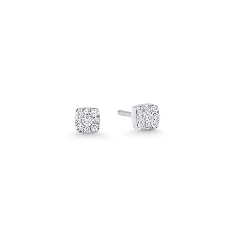 Adira Petite Diamond Cluster Stud Earrings