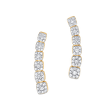 Adira Diamond Ear Crawlers