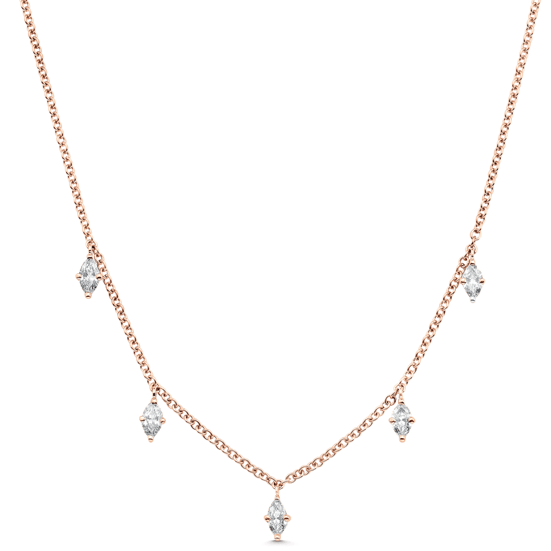 Dujour Marquise Diamond Necklace