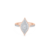 Donna Pave Marquis Ring