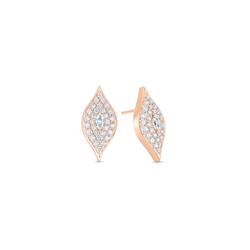 Donna Large Diamond Stud Earrings