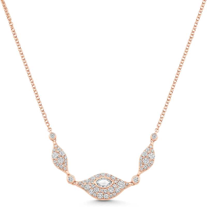 Donna Rose Cut Diamond Necklace