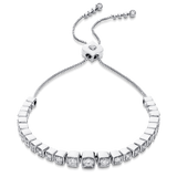 Isadora Cushion Diamond Bolo Bracelet