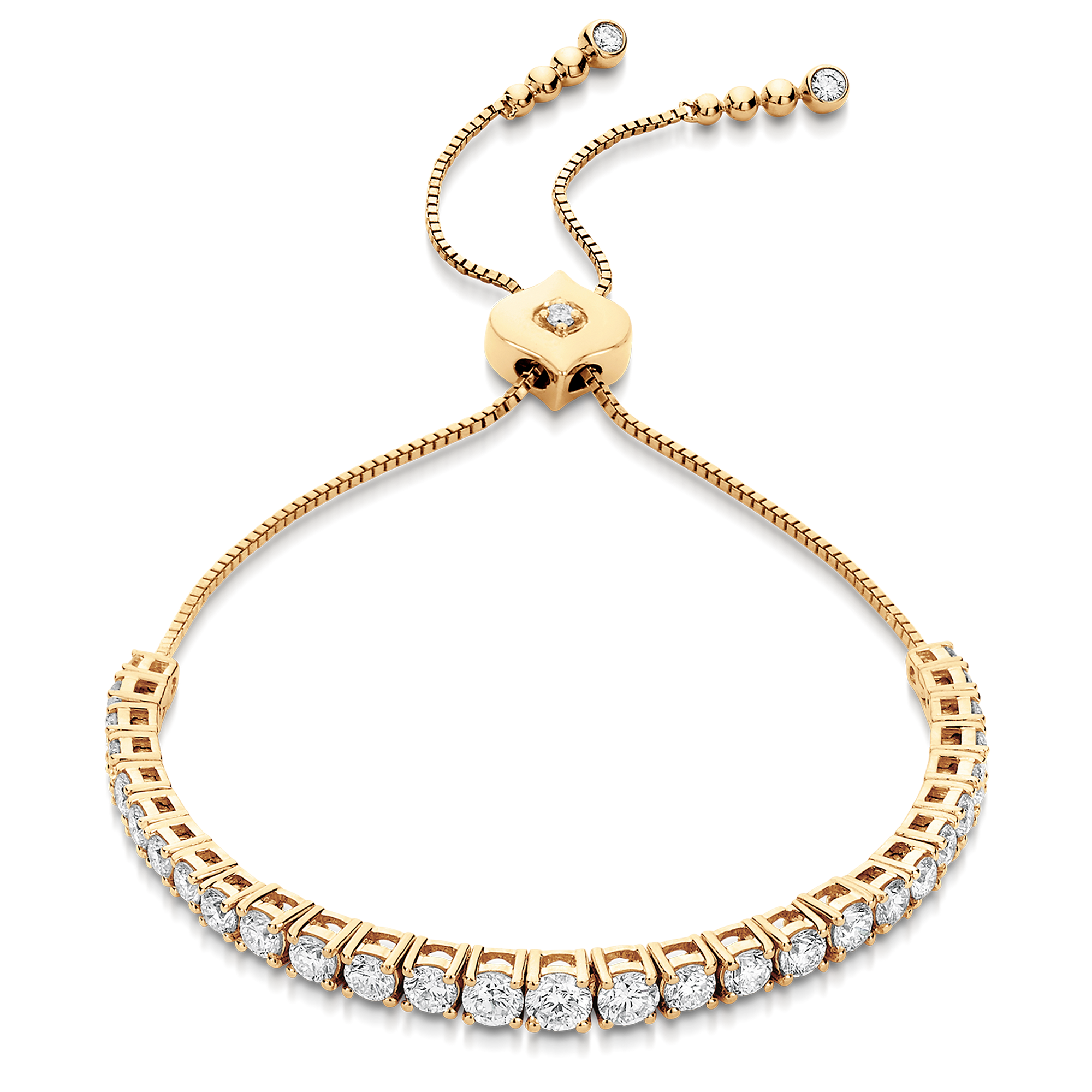 Isadora Eternity Diamond Bolo Bracelet