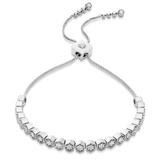 Isadora Hexagon Diamond Bolo Bracelet